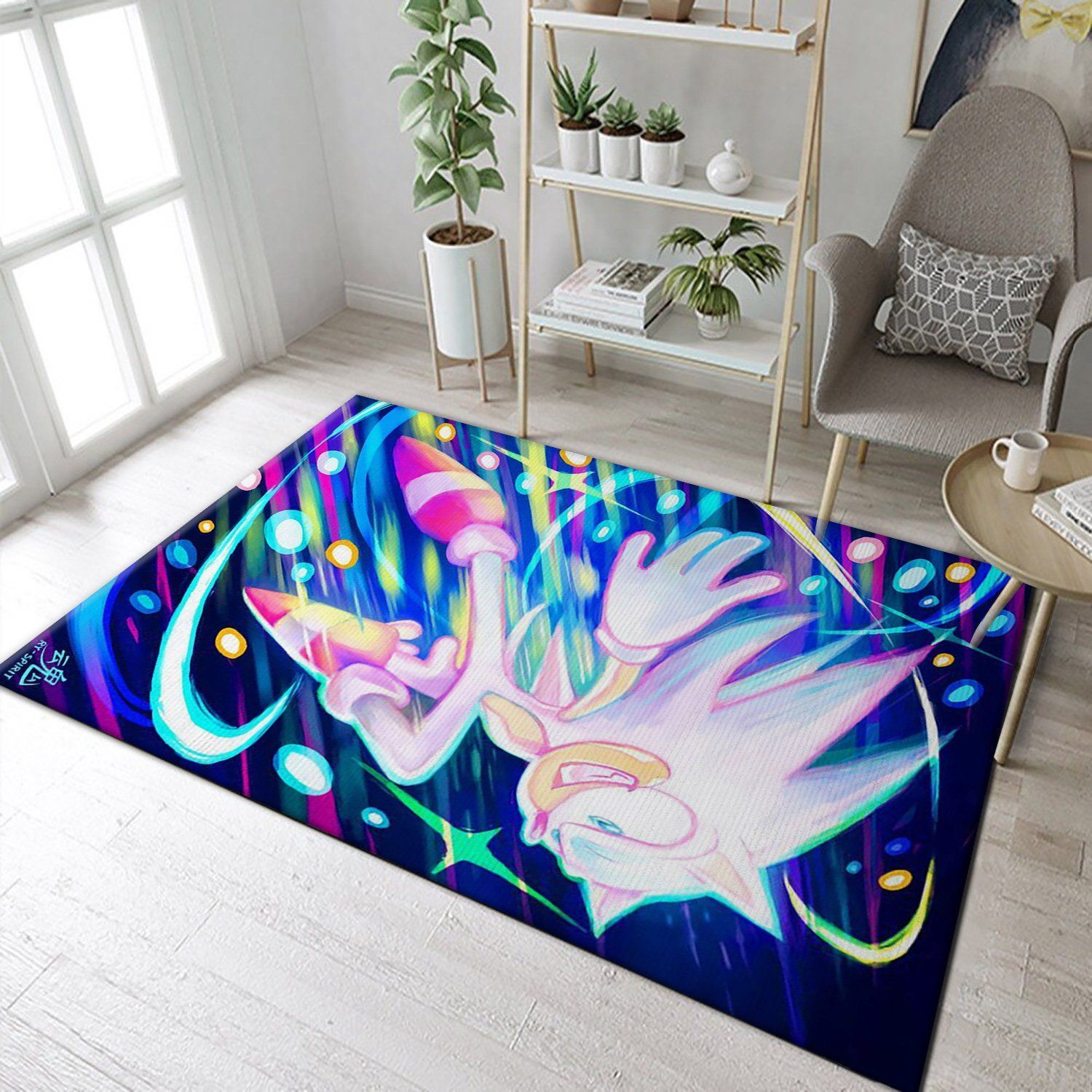 Hyper Sonic Area Rug For Christmas, Living room and bedroom Rug, Home Decor - Indoor Outdoor Rugs