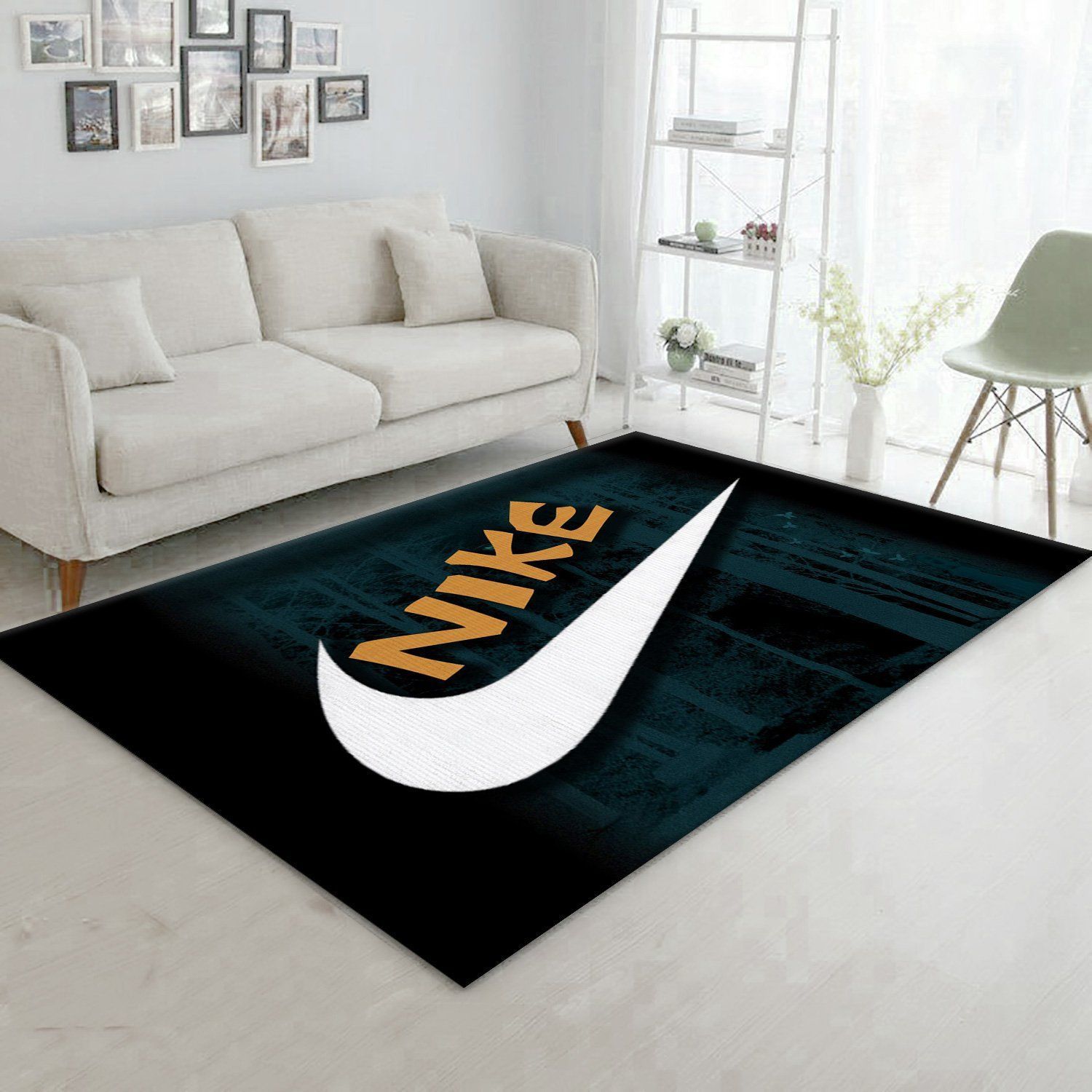 Nike Area Rug Bedroom Rug Christmas Gift US Decor - Indoor Outdoor Rugs