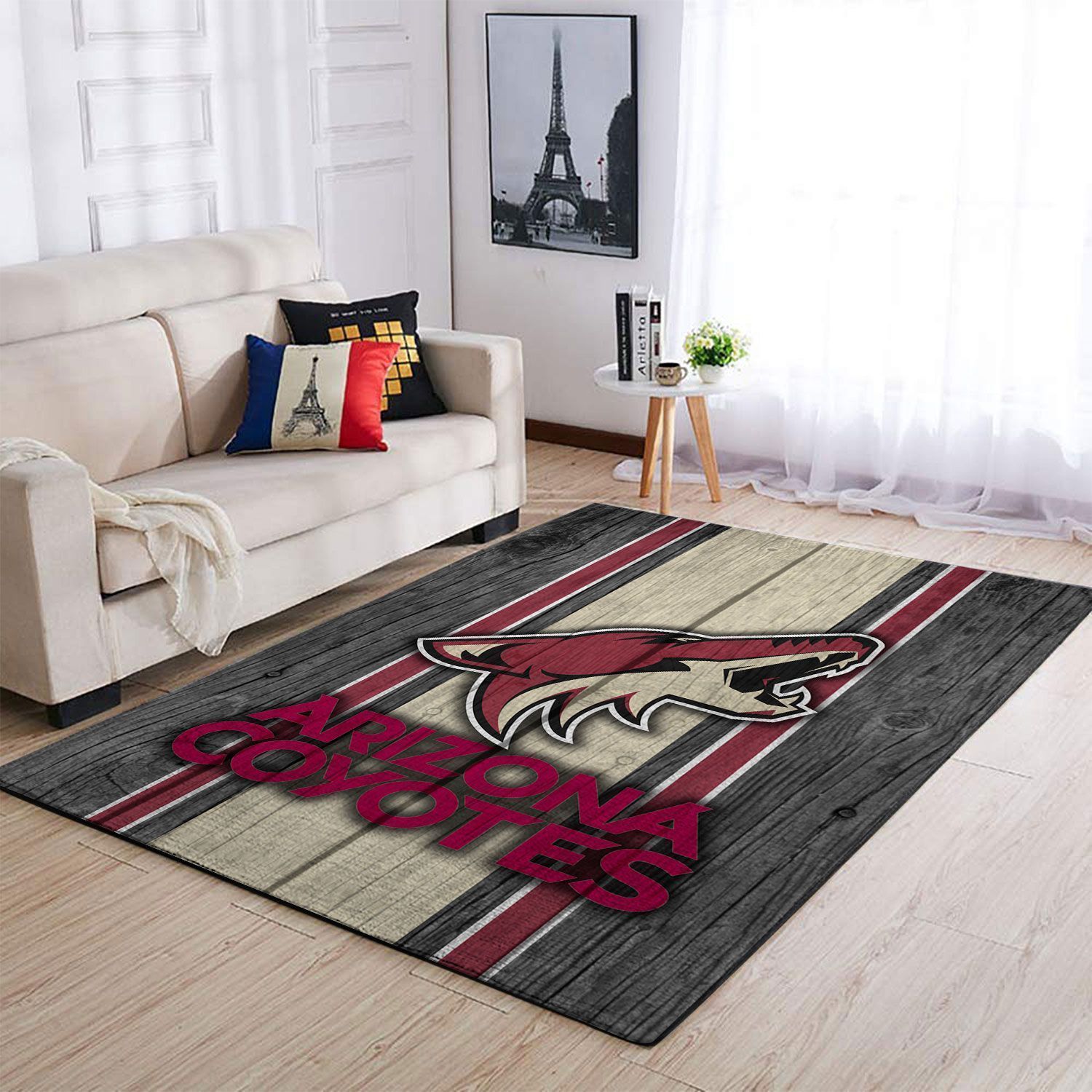 Arizona Coyotes Nhl Team Logo Style Nice Gift Home Decor Rectangle Area Rug - Indoor Outdoor Rugs