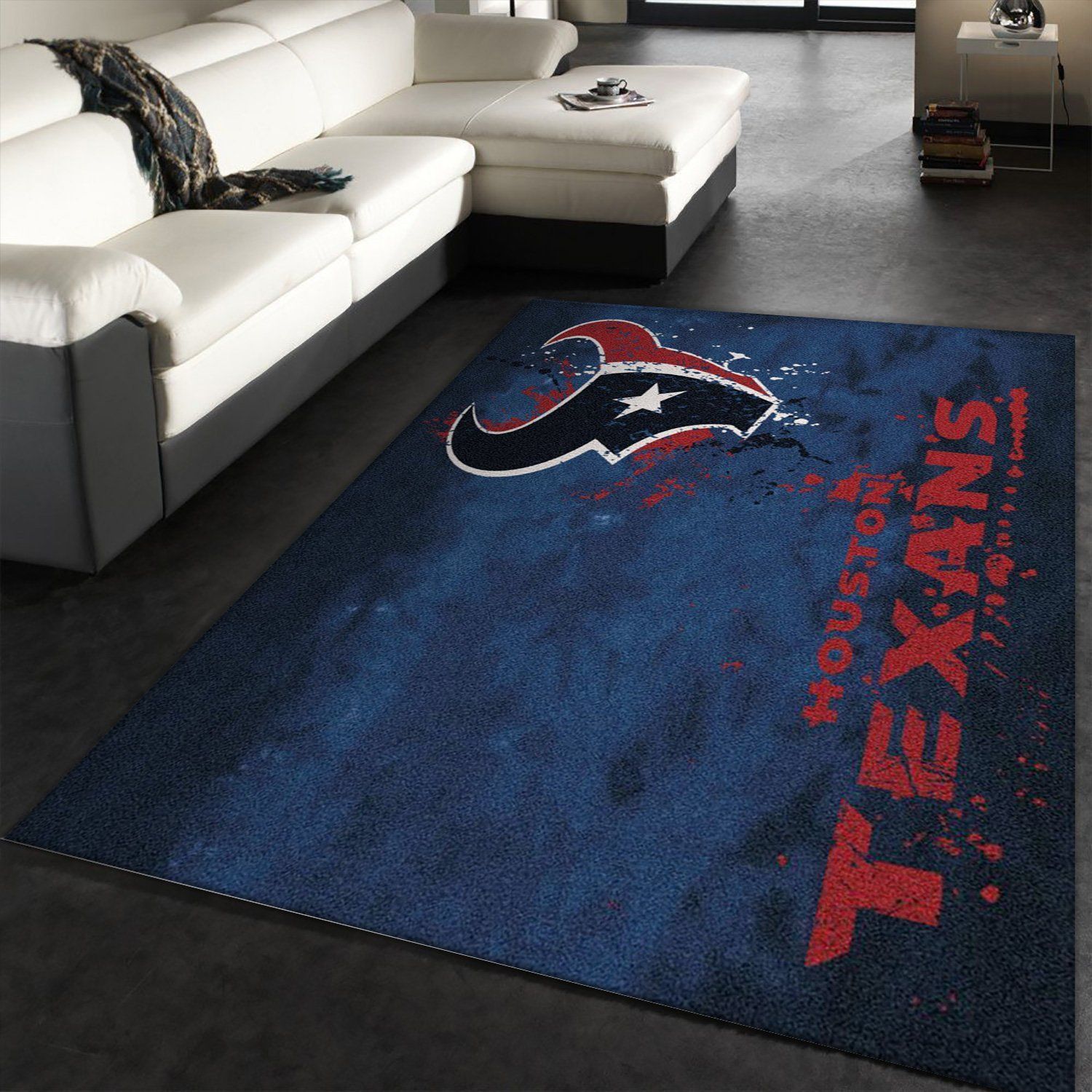 Houston Texans Fade Rug Nfl Team Area Rug, Living Room Rug, Home Decor Floor Decor - Indoor Outdoor Rugs