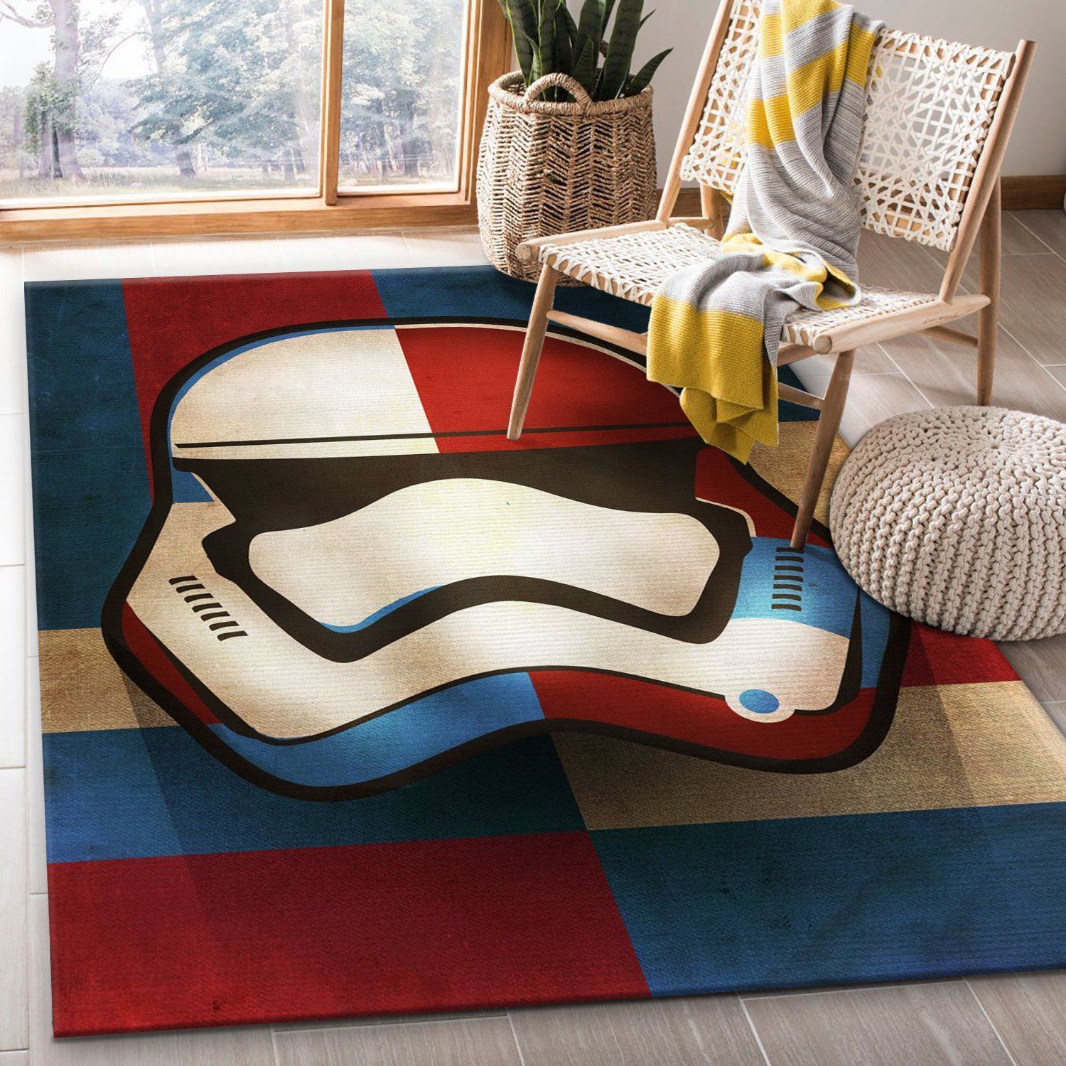 First Order Shapes Star War Area Rug, Bedroom Rug, US Gift Decor - Indoor Outdoor Rugs