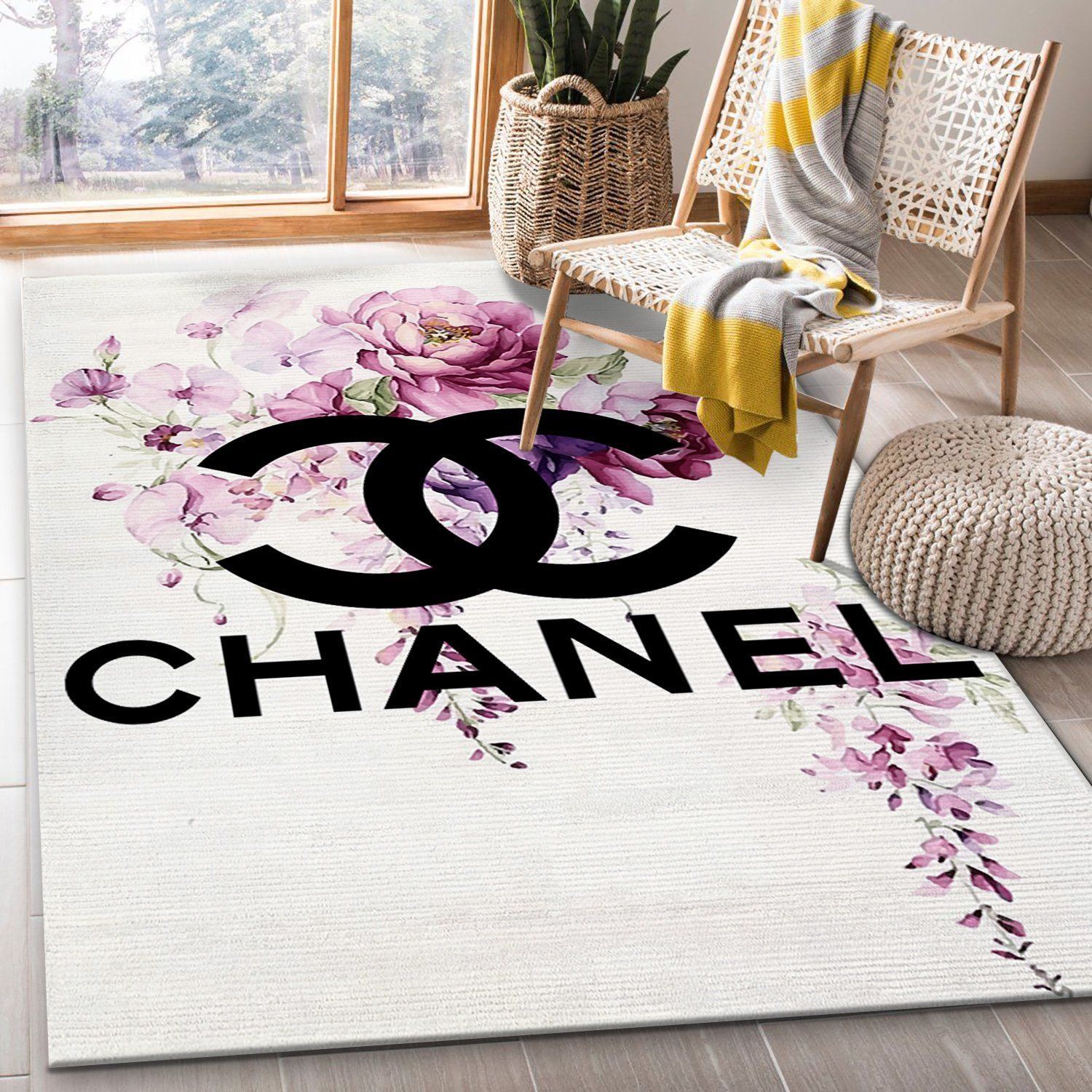 Chanel Living Room Area Carpet Living Room Rugs FN301005 The US Decor - Indoor Outdoor Rugs