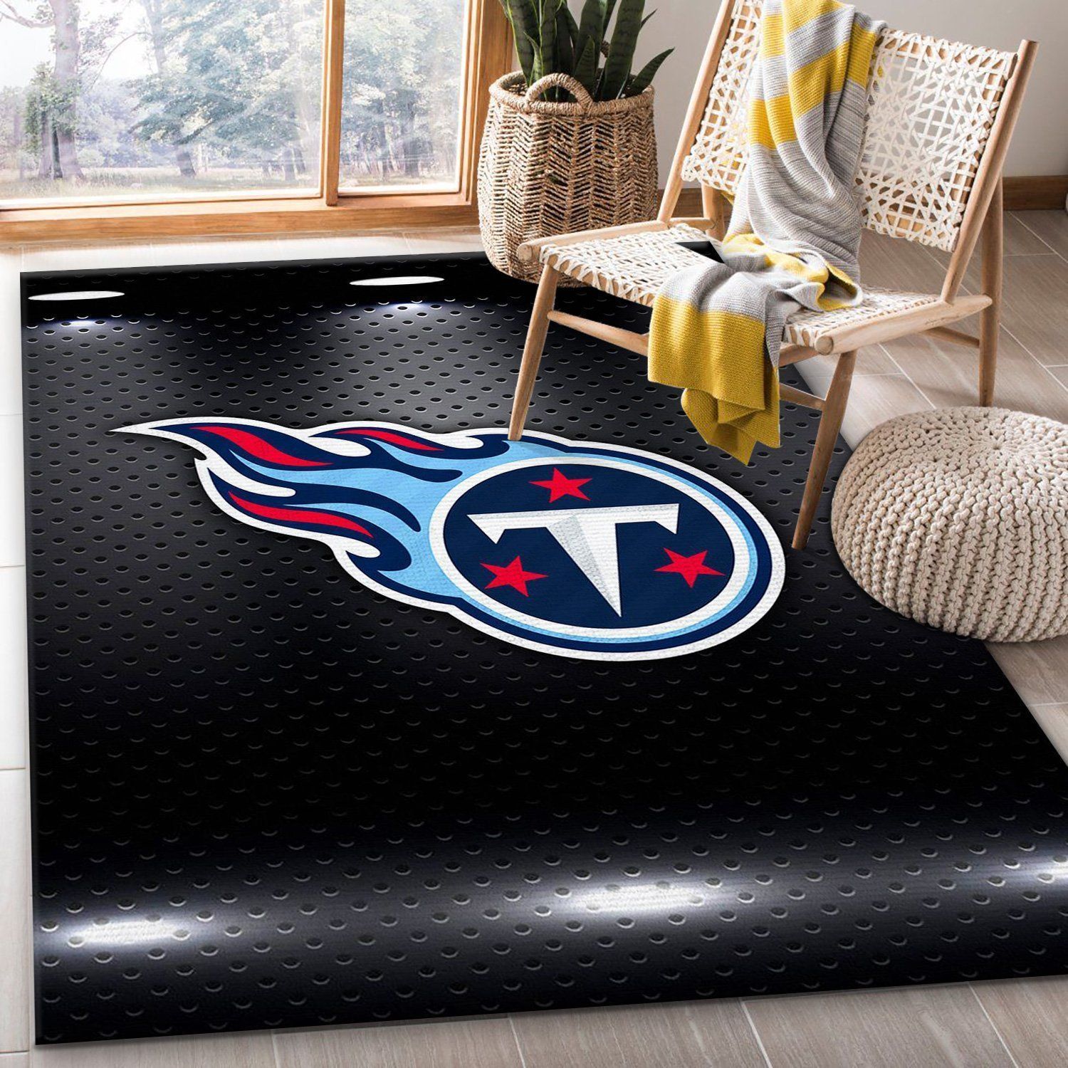 Tennessee Titans Nfl Area Rug Bedroom Rug Home US Decor - Indoor Outdoor Rugs