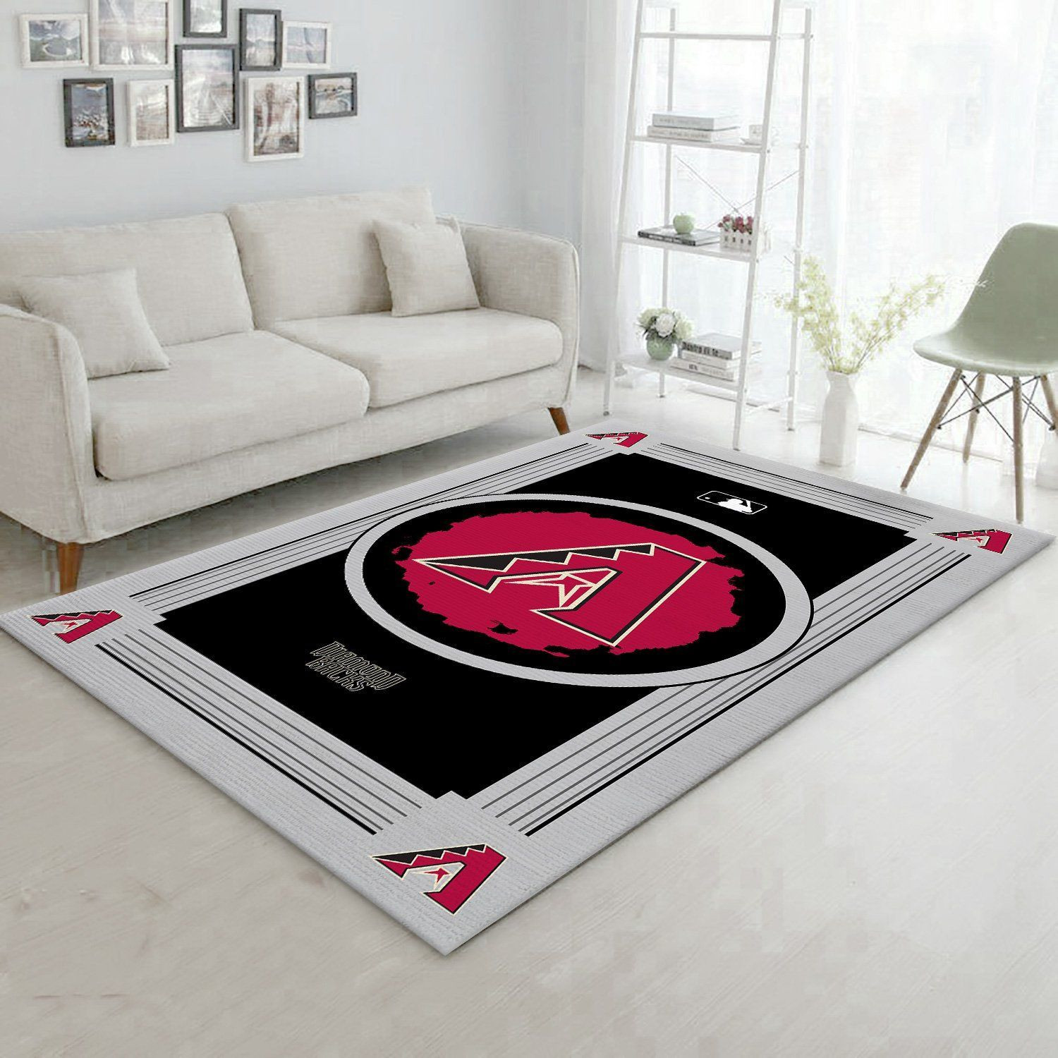 Arizona Diamondbacks NBA Logo Style Area Rugs Living Room Carpet Floor Decor The US Decor - Indoor Outdoor Rugs