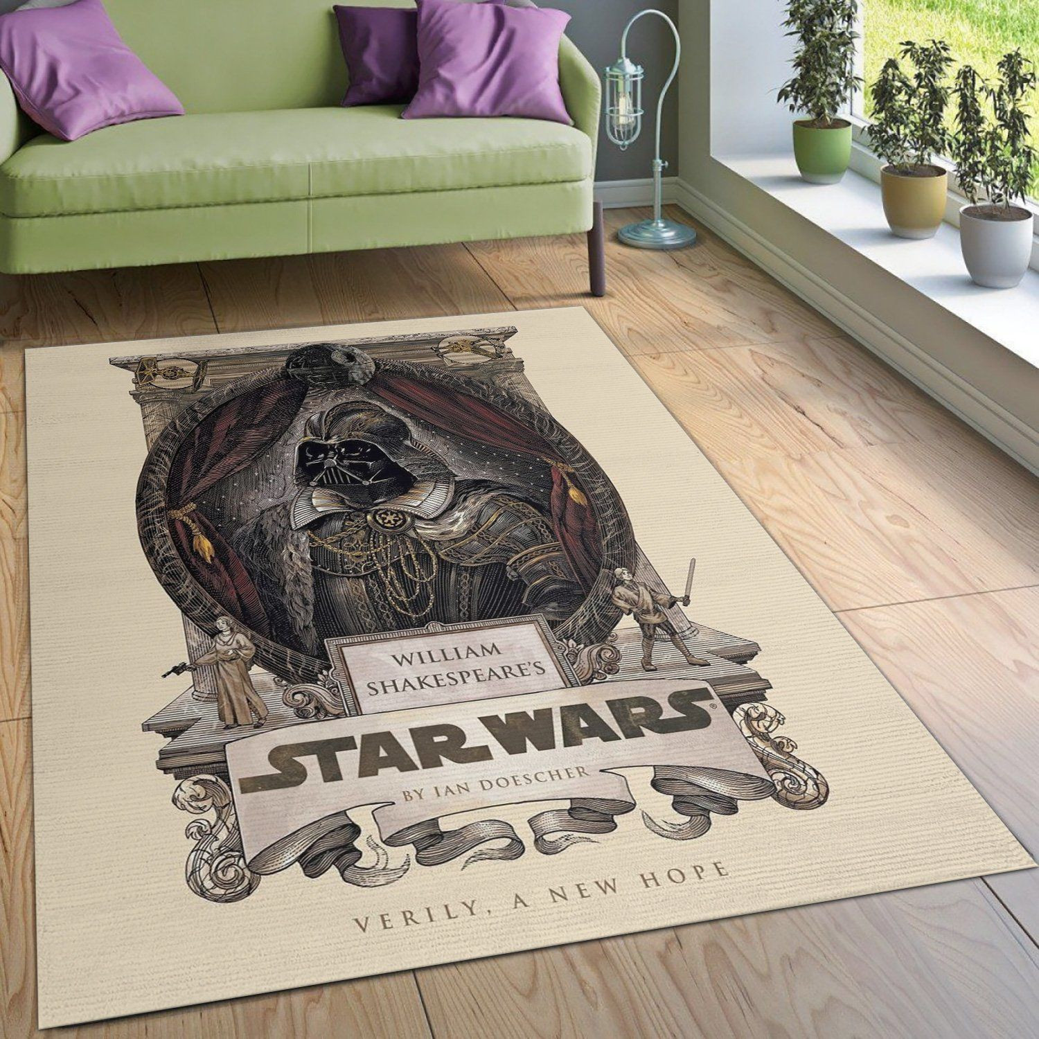 Star War Ver10 Movie Area Rug Living Room Rug Home Decor Floor Decor - Indoor Outdoor Rugs