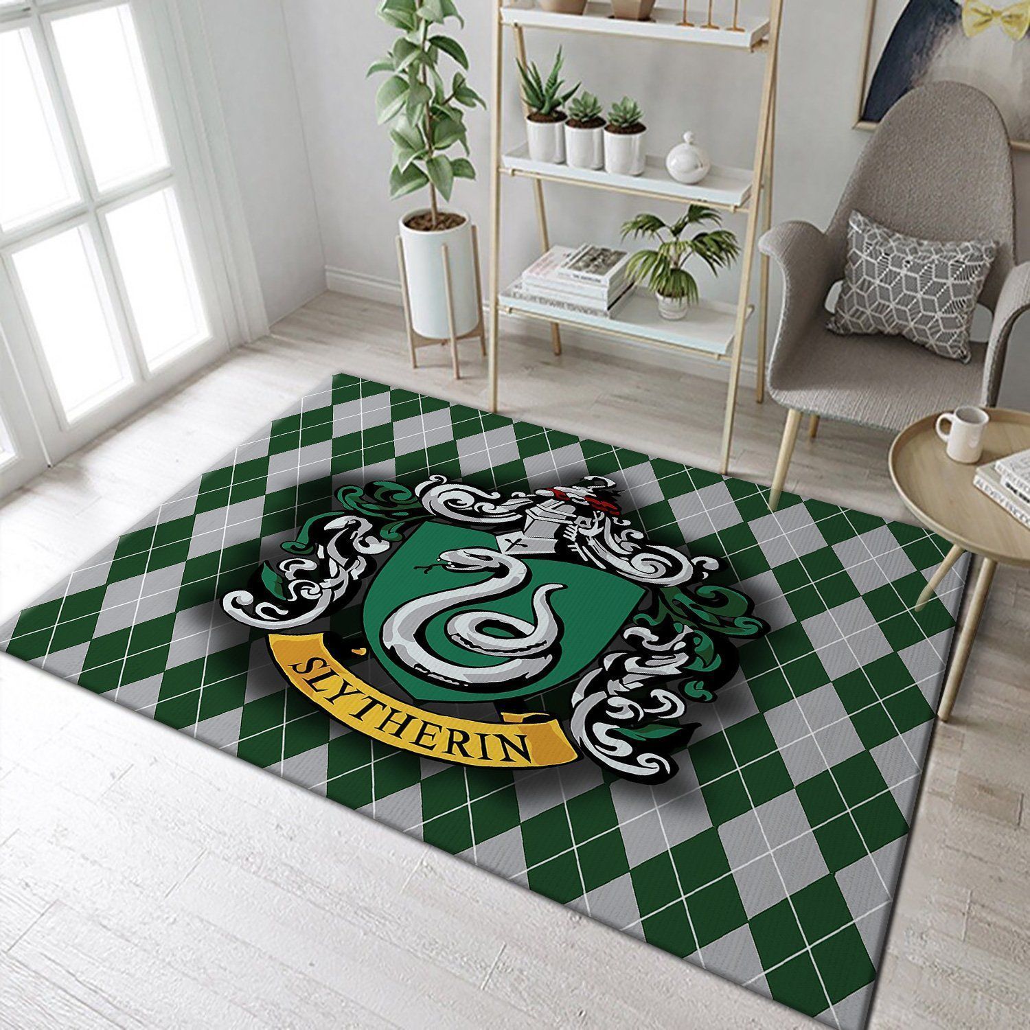 Slytherin FN201019 Harry Potter Area Rug Floor Decor The US Decor - Indoor Outdoor Rugs