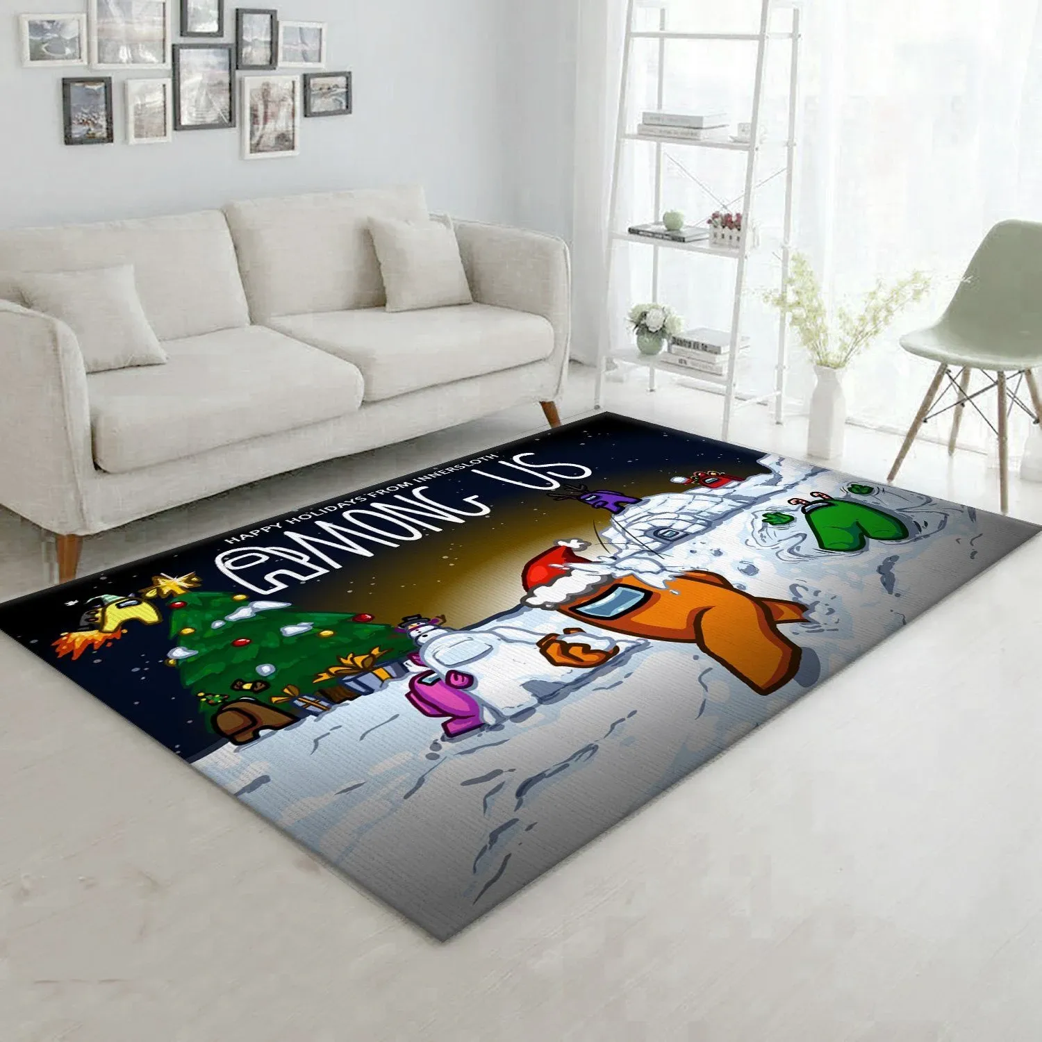 Among Us Ver6 Rug Bedroom Rug US Gift Decor - Indoor Outdoor Rugs