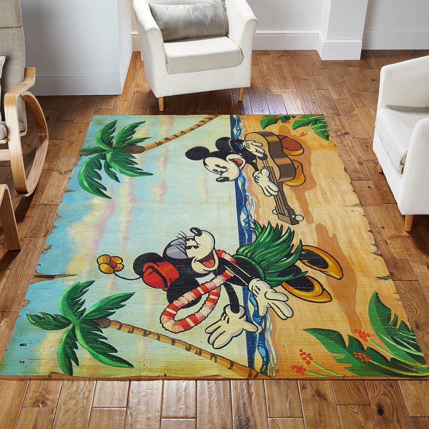 Welcome Disney Area Rug Bedroom Rug Home Decor - Indoor Outdoor Rugs