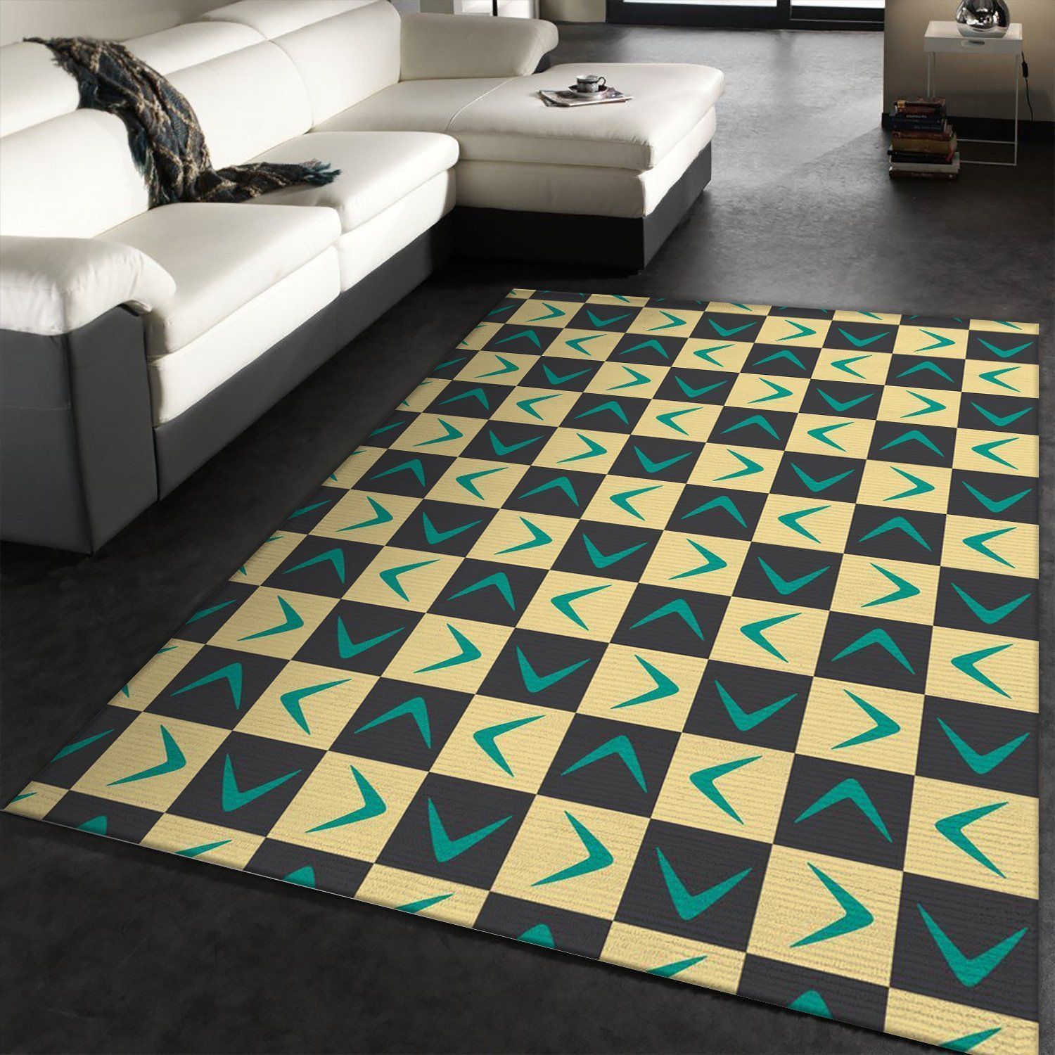 Midcentury Pattern 41 Area Rug, Living Room Rug, Family Gift US Decor - Indoor Outdoor Rugs