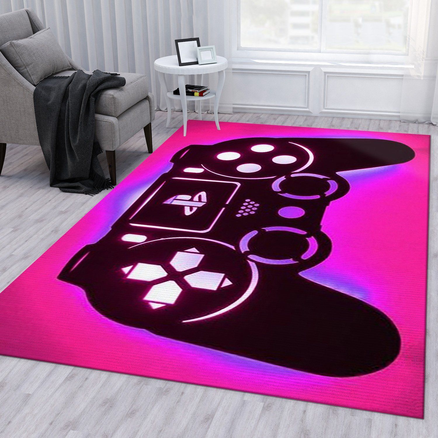 Playstation V43 Area Rug Living Room Rug Home US Decor - Indoor Outdoor Rugs