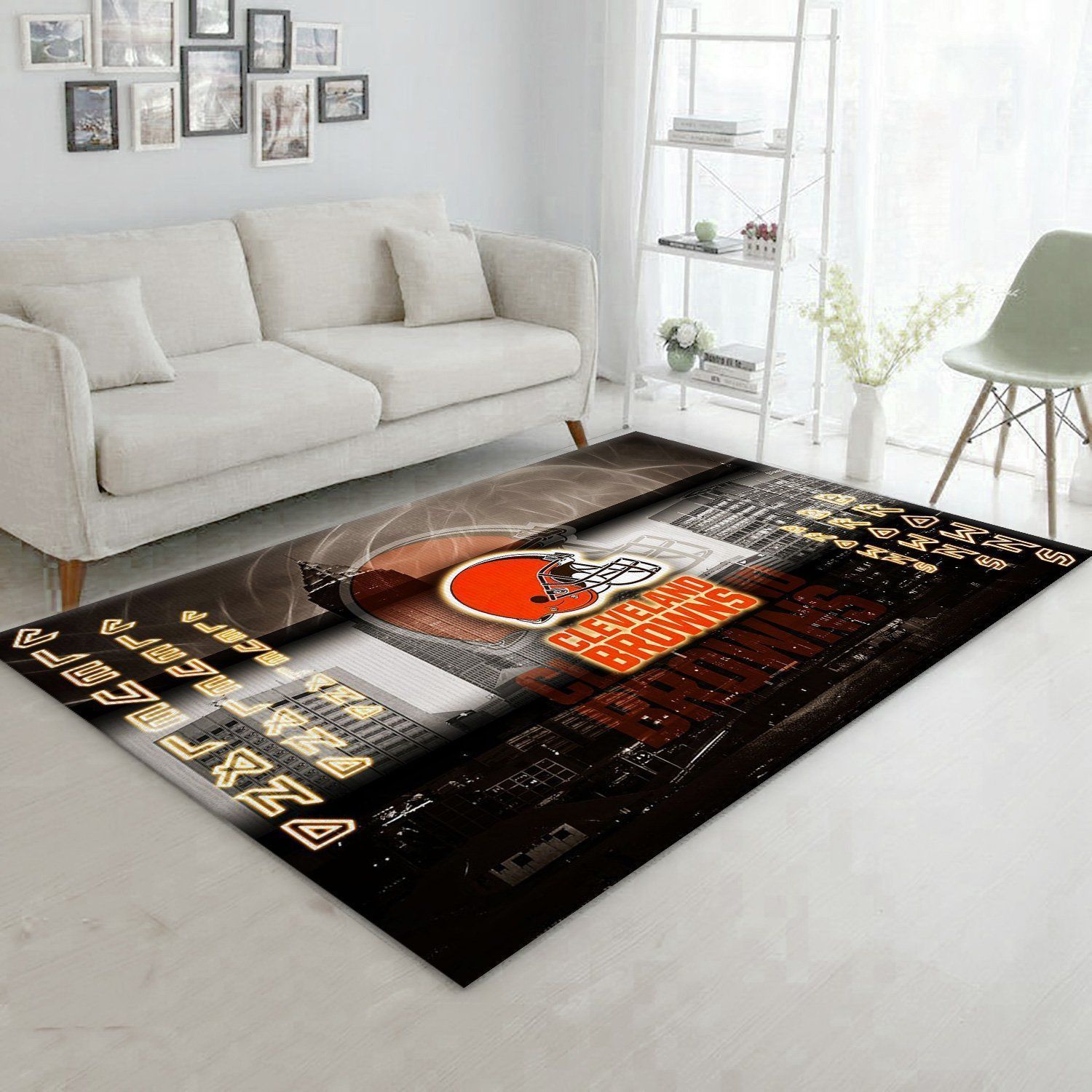 Cleveland Browns Nfl Area Rug For Christmas Living Room Rug Home Decor Floor Decor - Indoor Outdoor Rugs