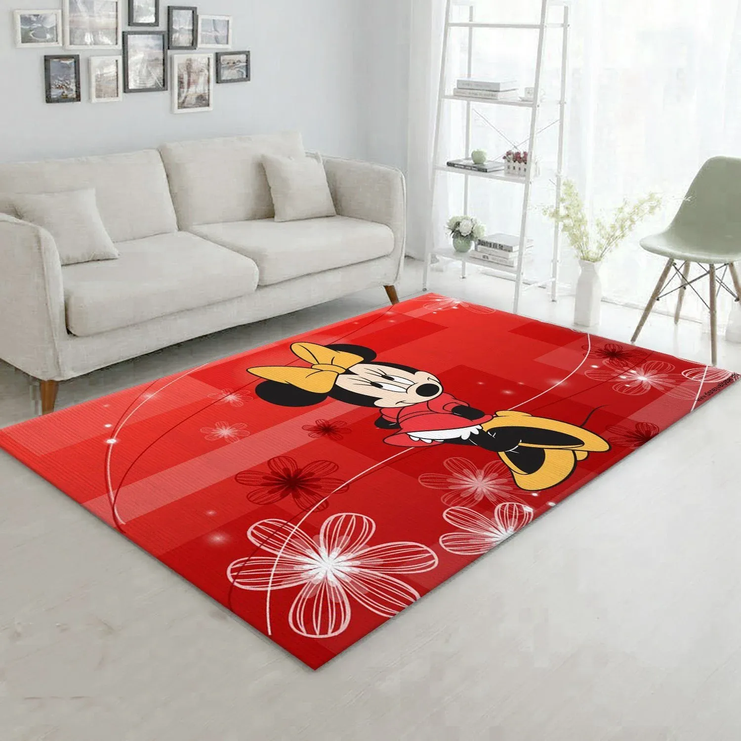 Minnie Mouse Ver13 Area Rug For Christmas Living Room Rug Home US Decor - Indoor Outdoor Rugs