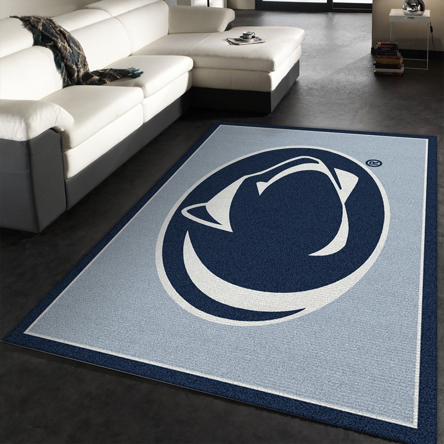 College Spirit Penn State Sport Area Rug Carpet Team Logo Christmas Gift US Decor - Indoor Outdoor Rugs