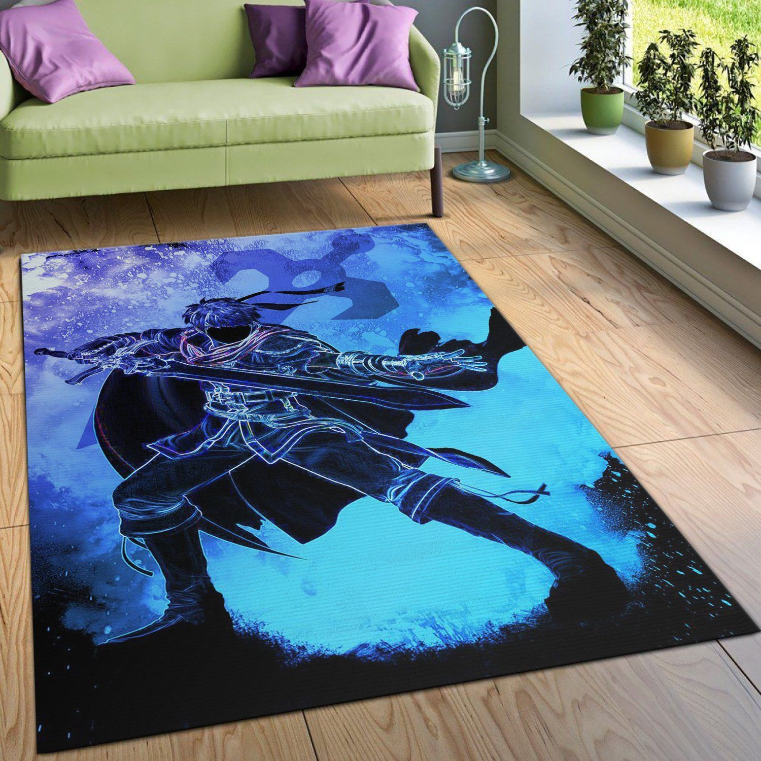 Soul Of The Sword Area Rug Carpet, Living Room Rug, Family Gift US Decor - Indoor Outdoor Rugs