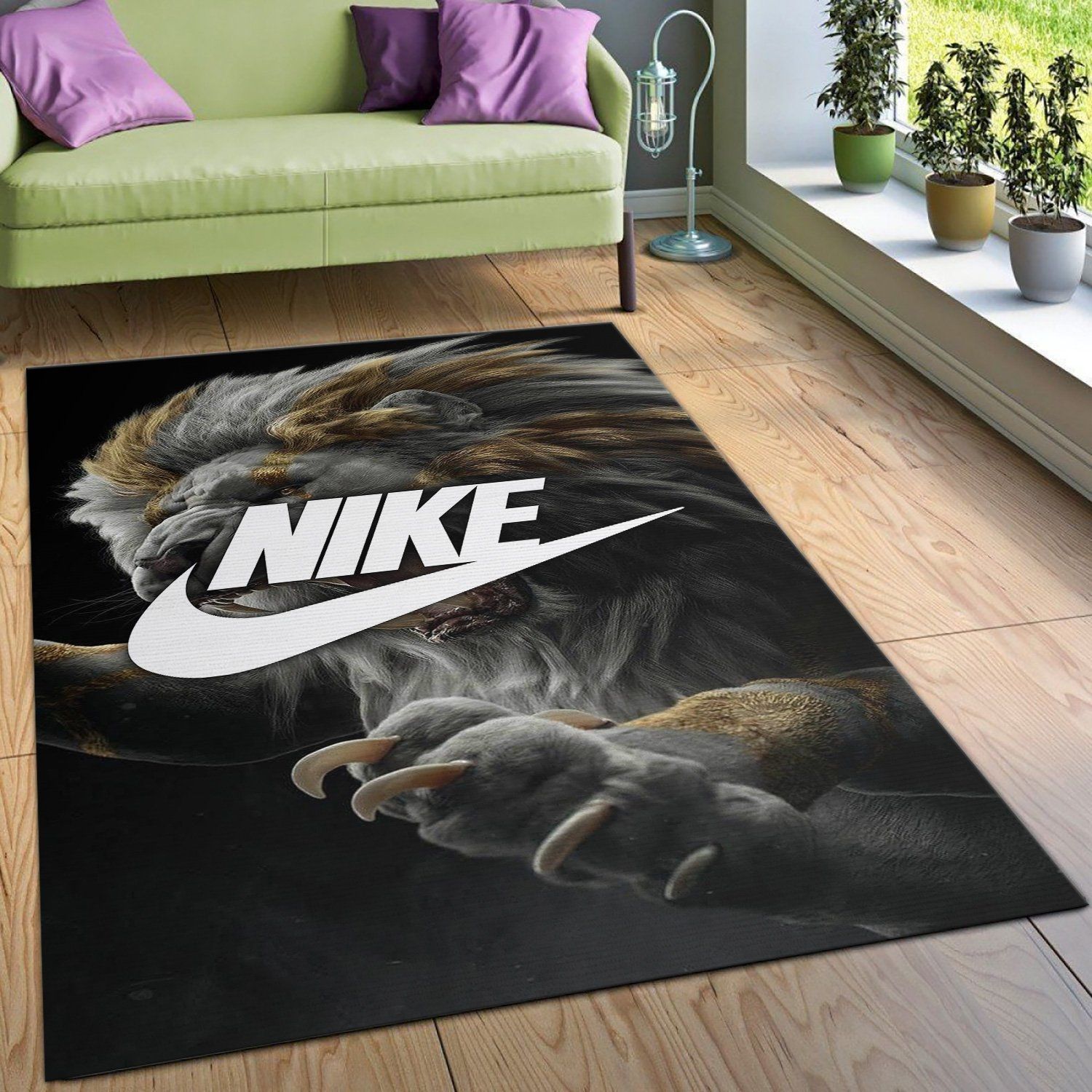 Nike Logo Area Rugs Living Room Carpet FN191206 Local Brand Floor Decor The US Decor - Indoor Outdoor Rugs