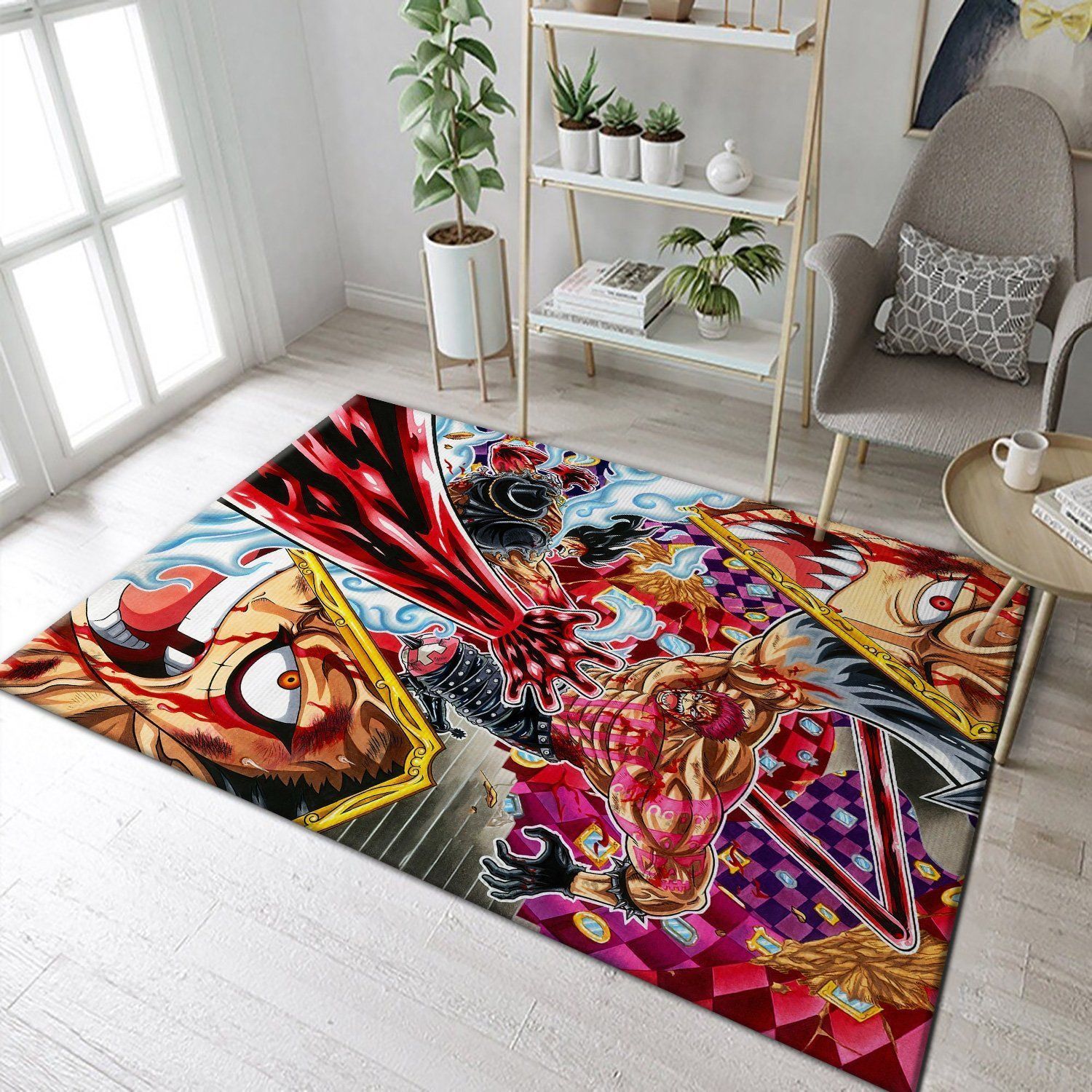 One Piece Anime Area Rugs Living Room Carpet FN081148 Christmas Gift Floor Decor The US Decor - Indoor Outdoor Rugs