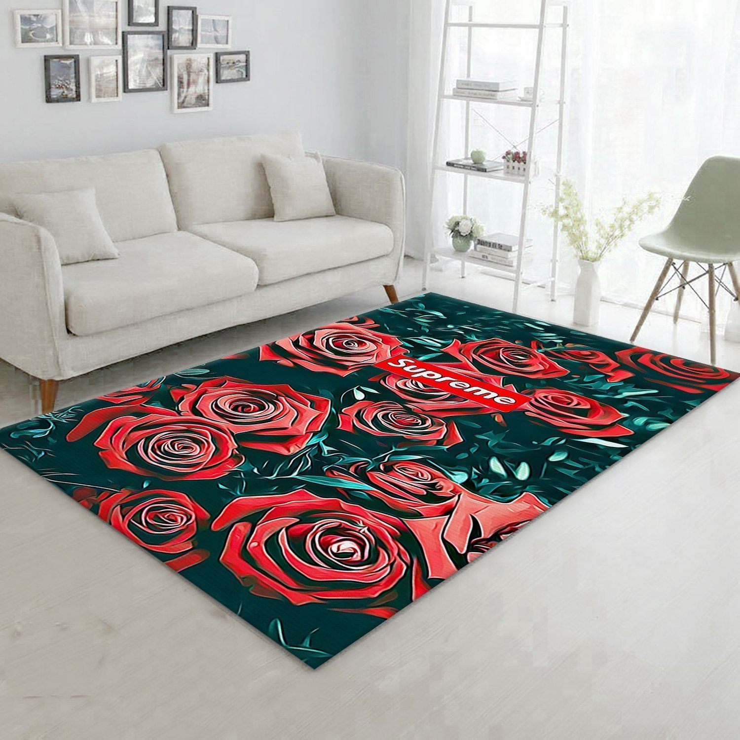 Supreme Rose V7 Rug Bedroom Rug US Gift Decor - Indoor Outdoor Rugs