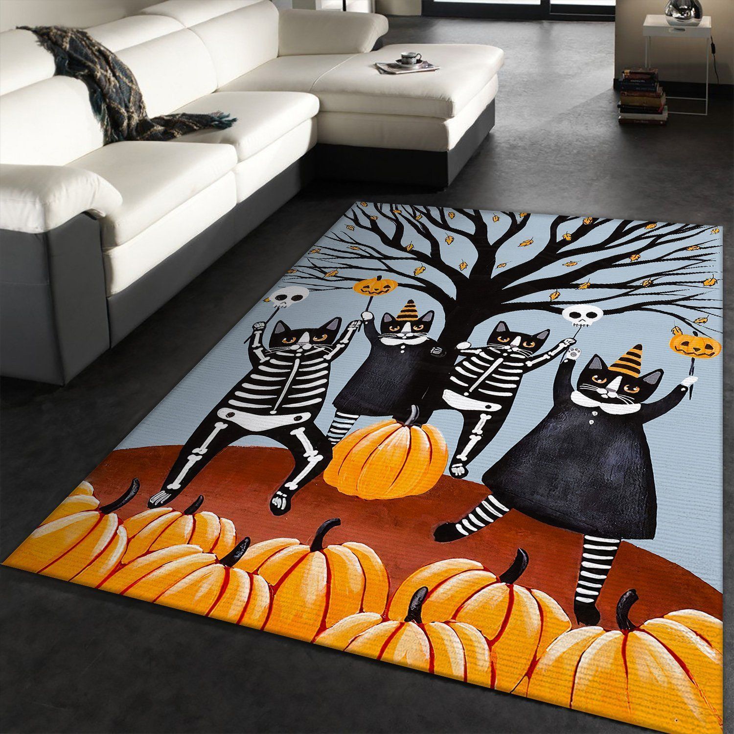 Cat Halloween HM230806M Rug The US Decor - Indoor Outdoor Rugs