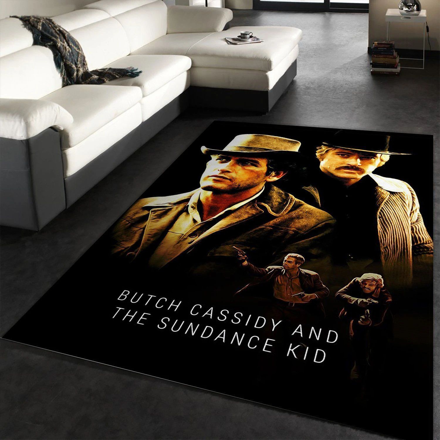 Butch Cassidy 1969 Area Rug Movie Rug US Gift Decor - Indoor Outdoor Rugs