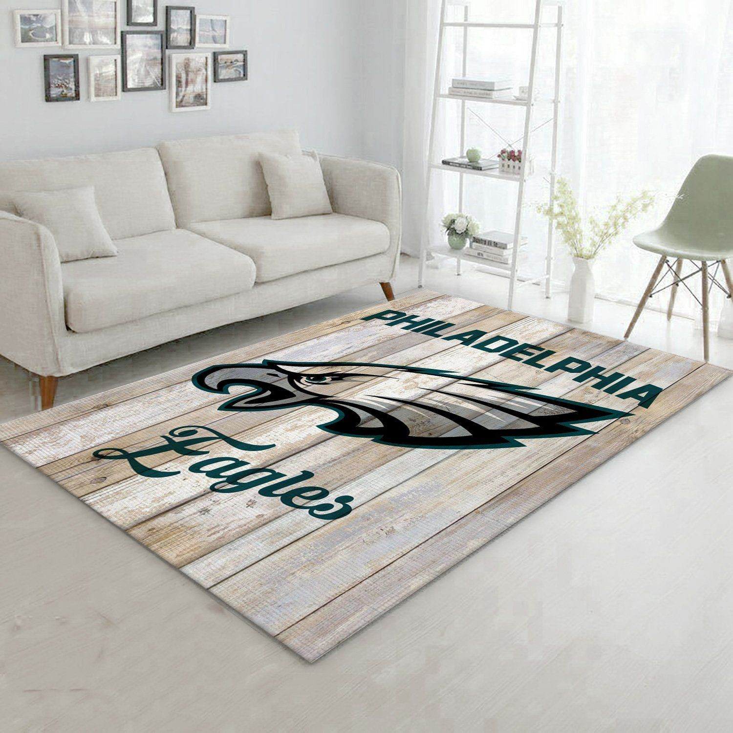 Philadelphia Eagles Nfl Area Rug Living Room Rug US Gift Decor - Indoor Outdoor Rugs