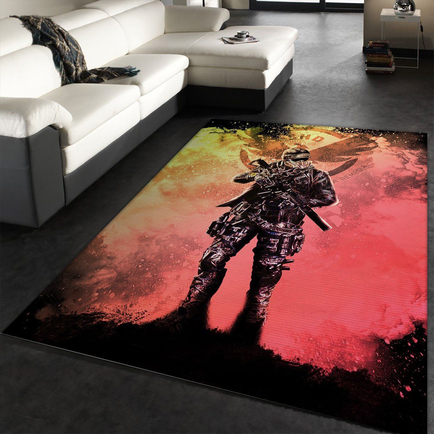 Soul Of The Dark Zone Area Rug, Bedroom, Family Gift US Decor - Indoor Outdoor Rugs