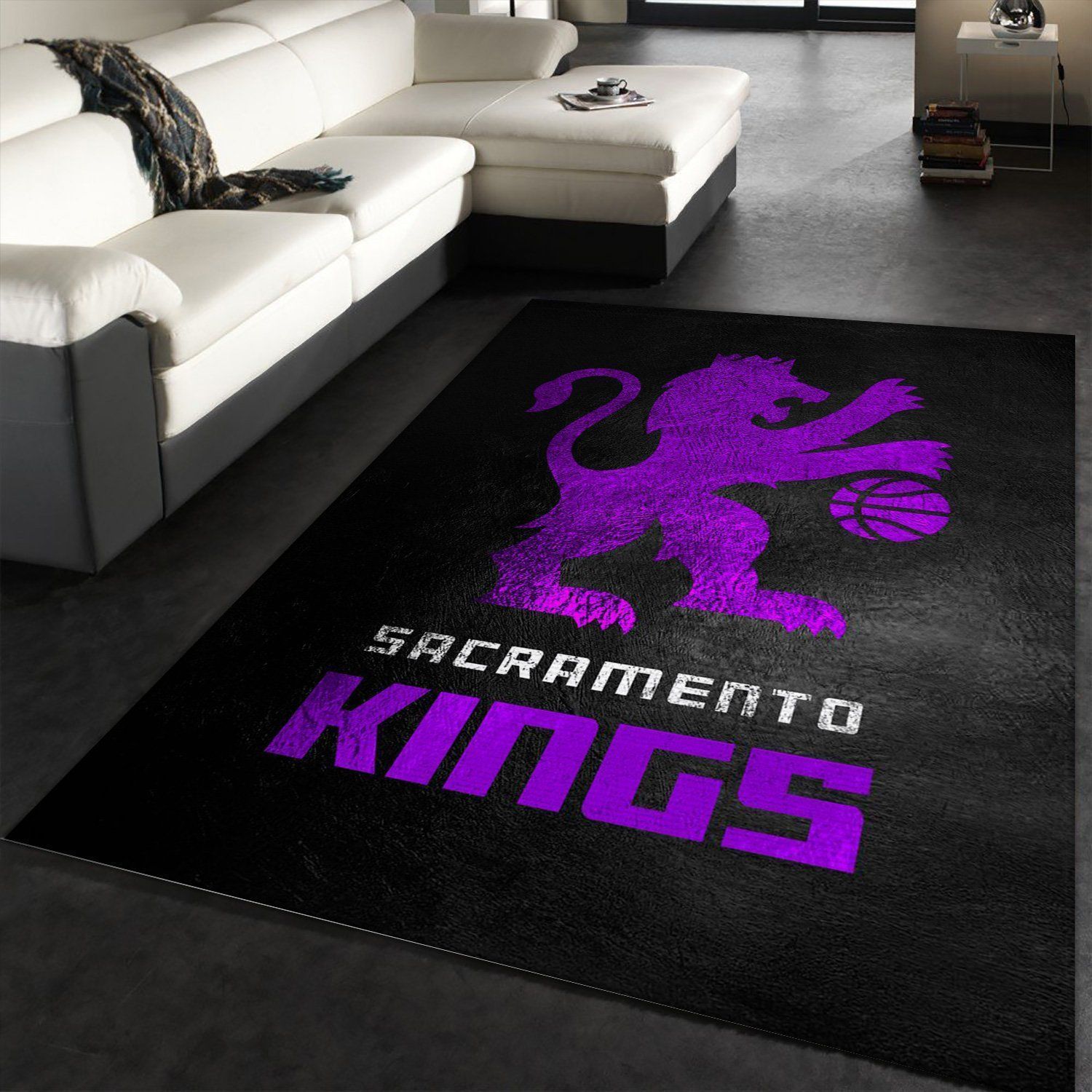 Sacramento Kings Area Rug, Living room and bedroom Rug, Family Gift US Decor - Indoor Outdoor Rugs