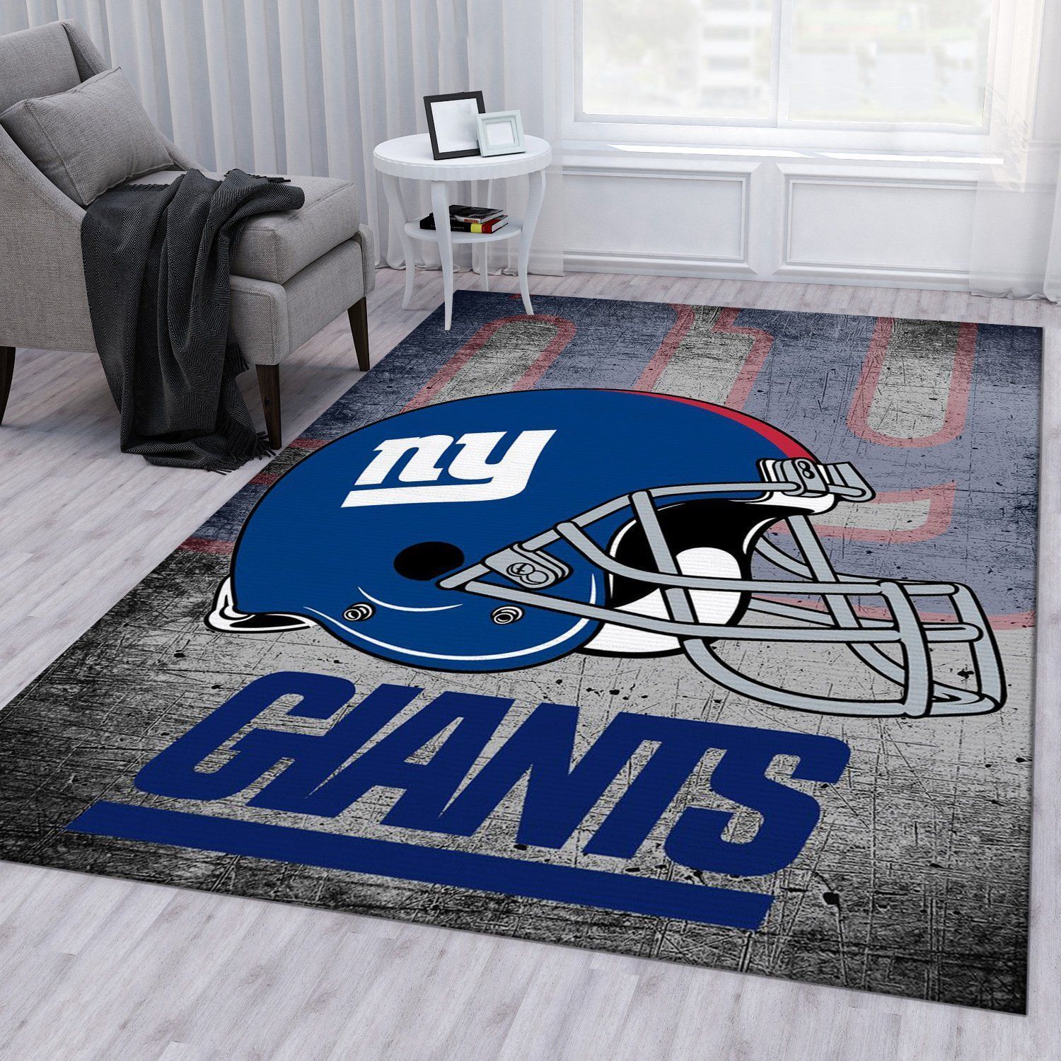 New York Giants Football Nfl Rug Bedroom Rug Home US Decor - Indoor Outdoor Rugs