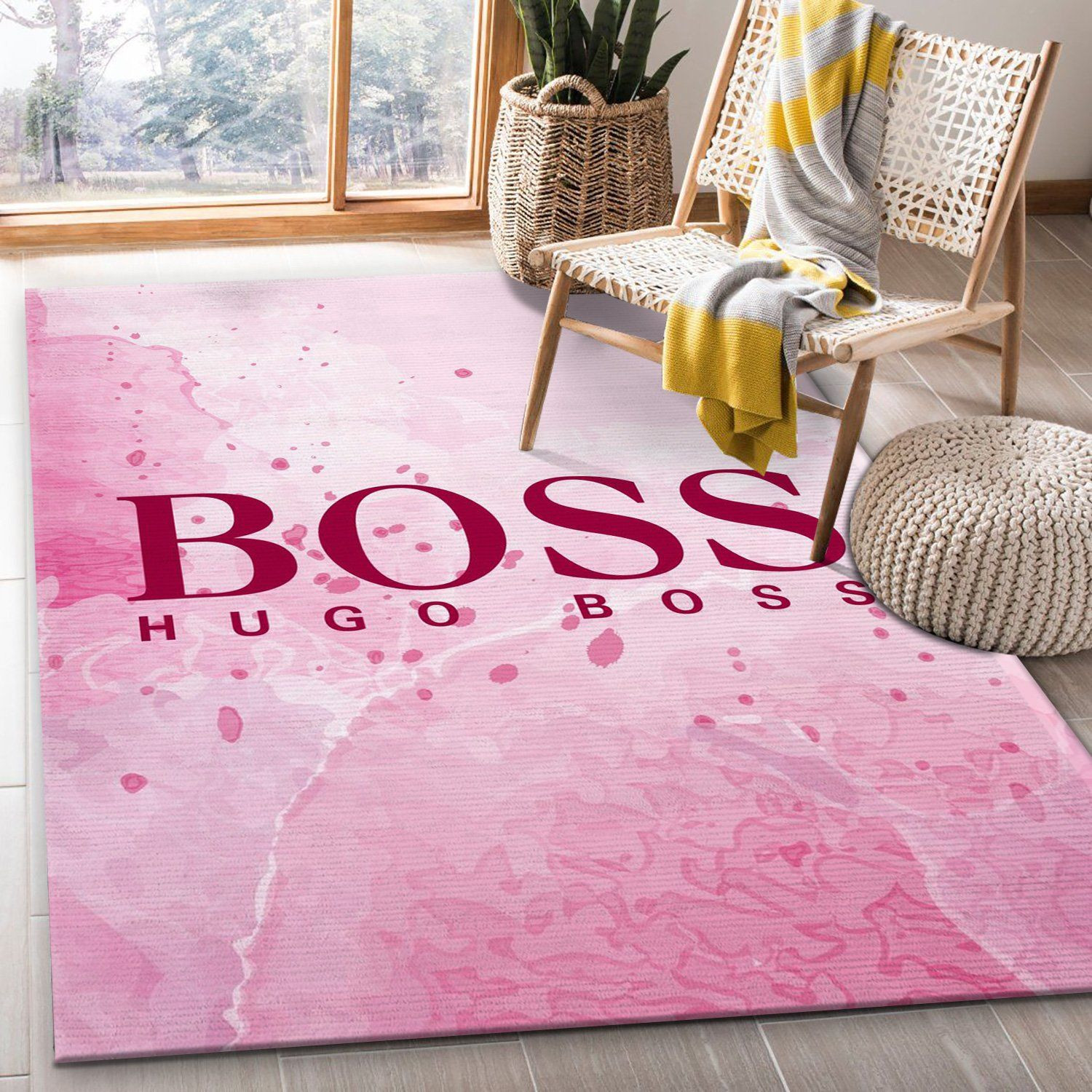 Hugo Boss Rug Bedroom Rug Home Decor Floor Decor - Indoor Outdoor Rugs