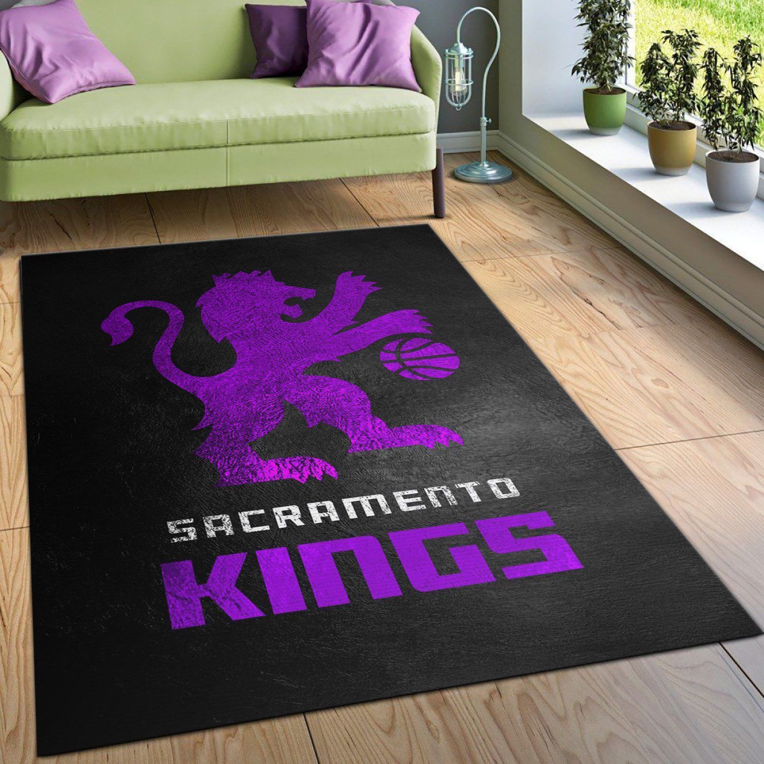 Sacramento Kings Area Rug, Living room and bedroom Rug, Family Gift US Decor - Indoor Outdoor Rugs