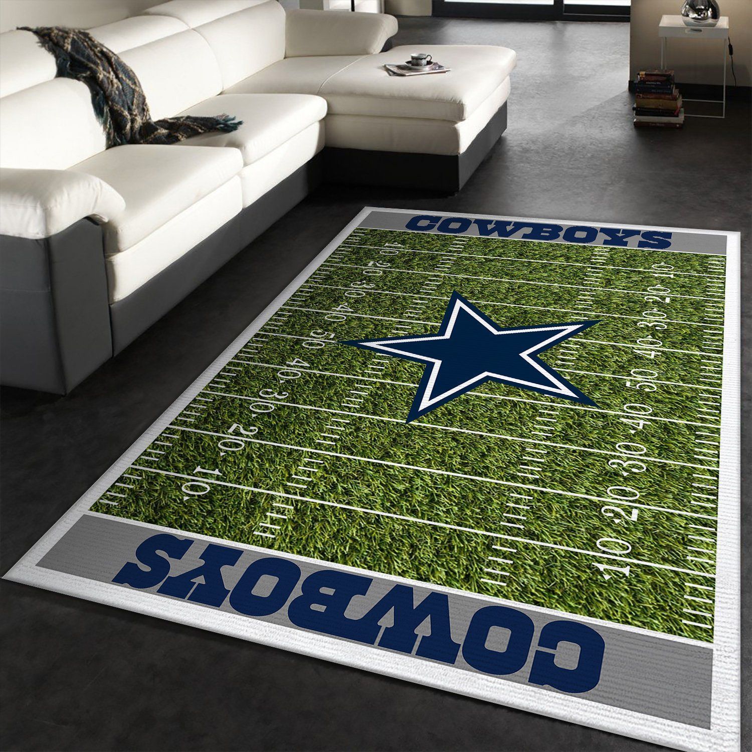 Dallas Cowboys Nfl Rug Room Carpet Sport Custom Area Floor Home Decor V5 - Indoor Outdoor Rugs