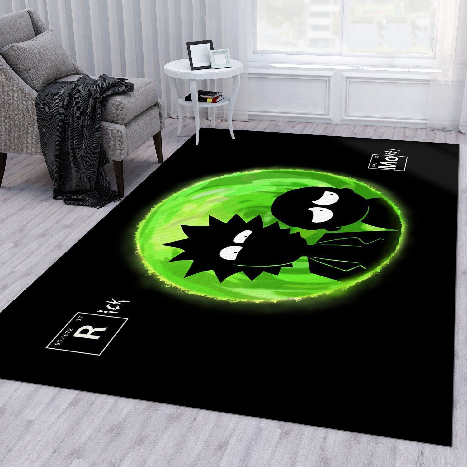 Rick And Morty 01 Area Rug For Christmas Bedroom Rug Home Decor Floor Decor - Indoor Outdoor Rugs