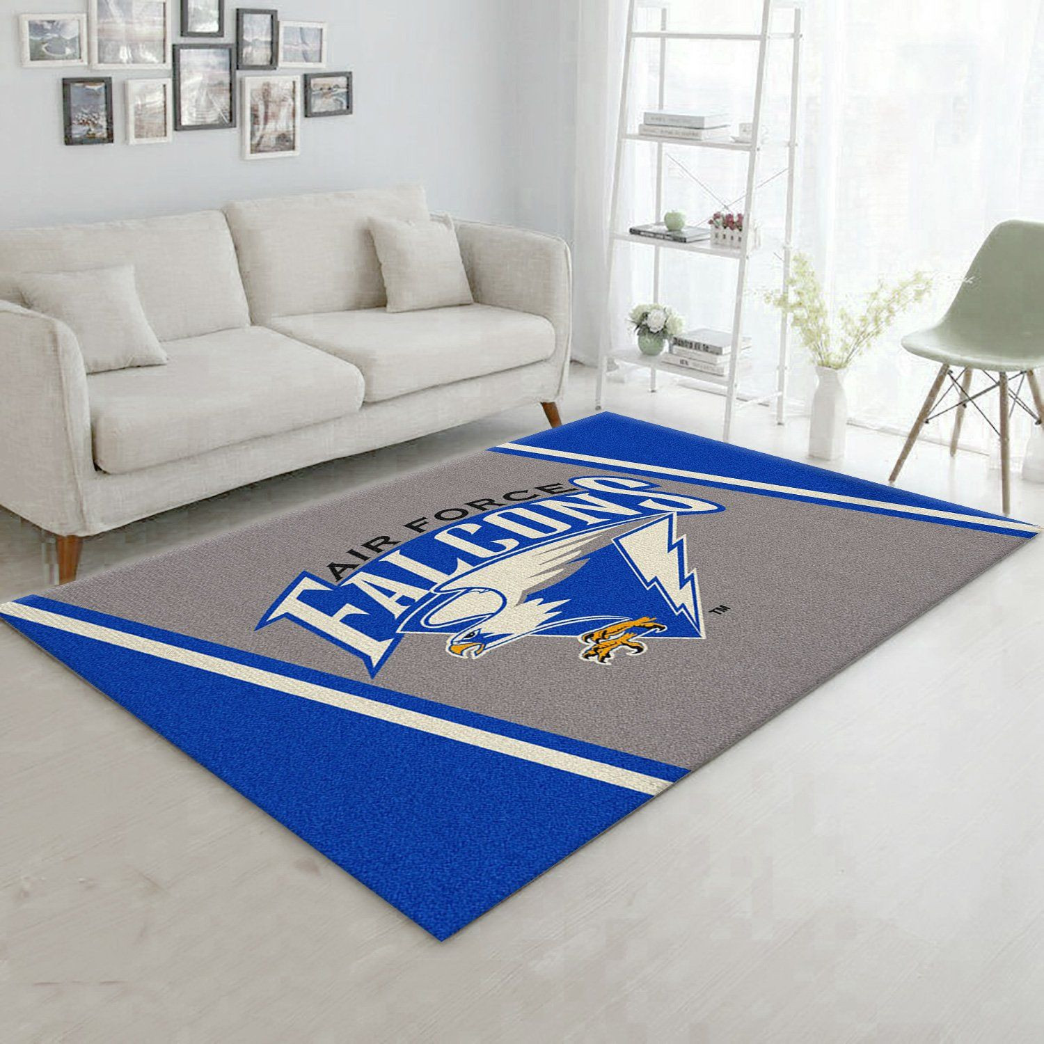 College Spirit Air Force Sport Area Rug Team Logo Christmas Gift US Decor - Indoor Outdoor Rugs