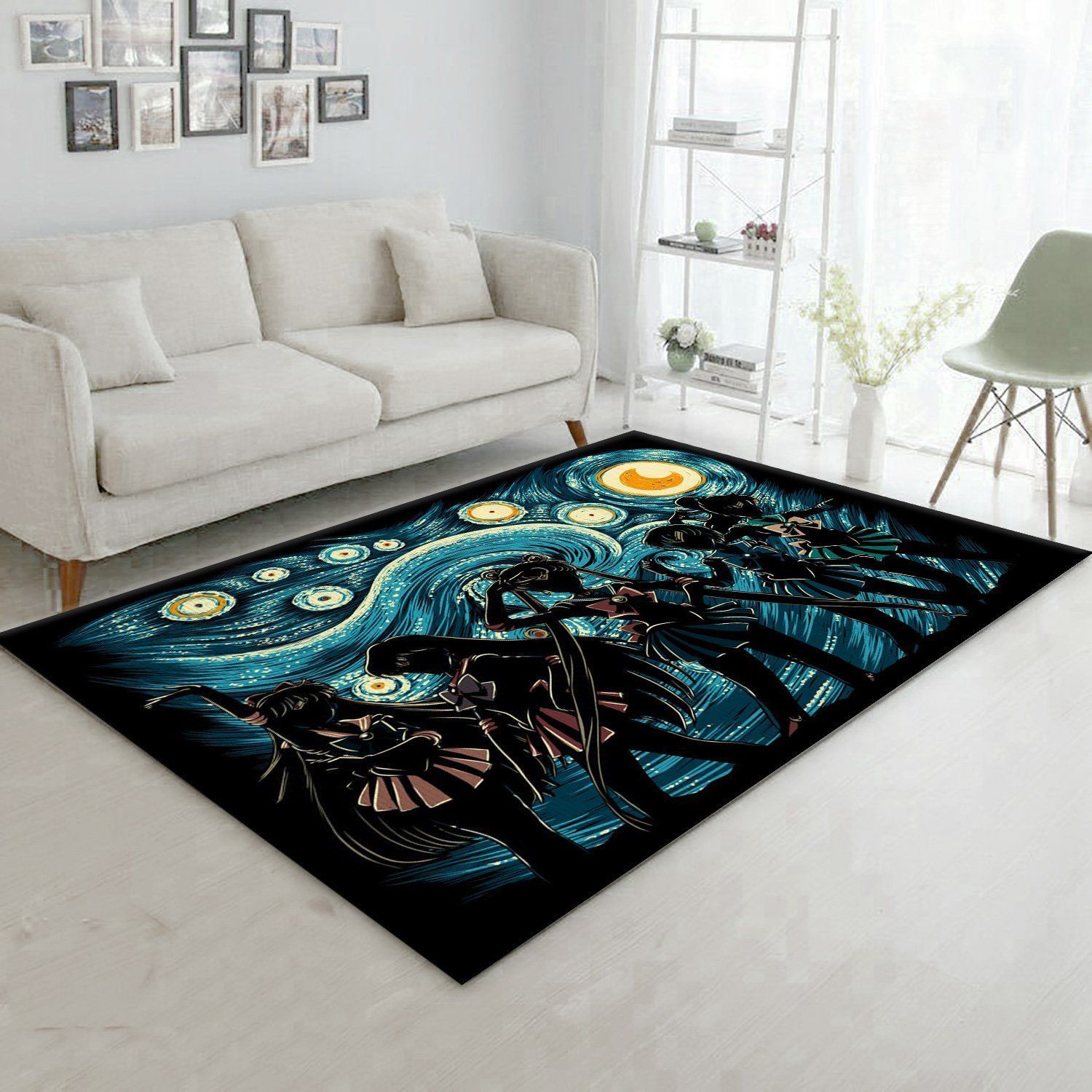 Sailors Night Area Rug, Living room and bedroom Rug, Home US Decor - Indoor Outdoor Rugs