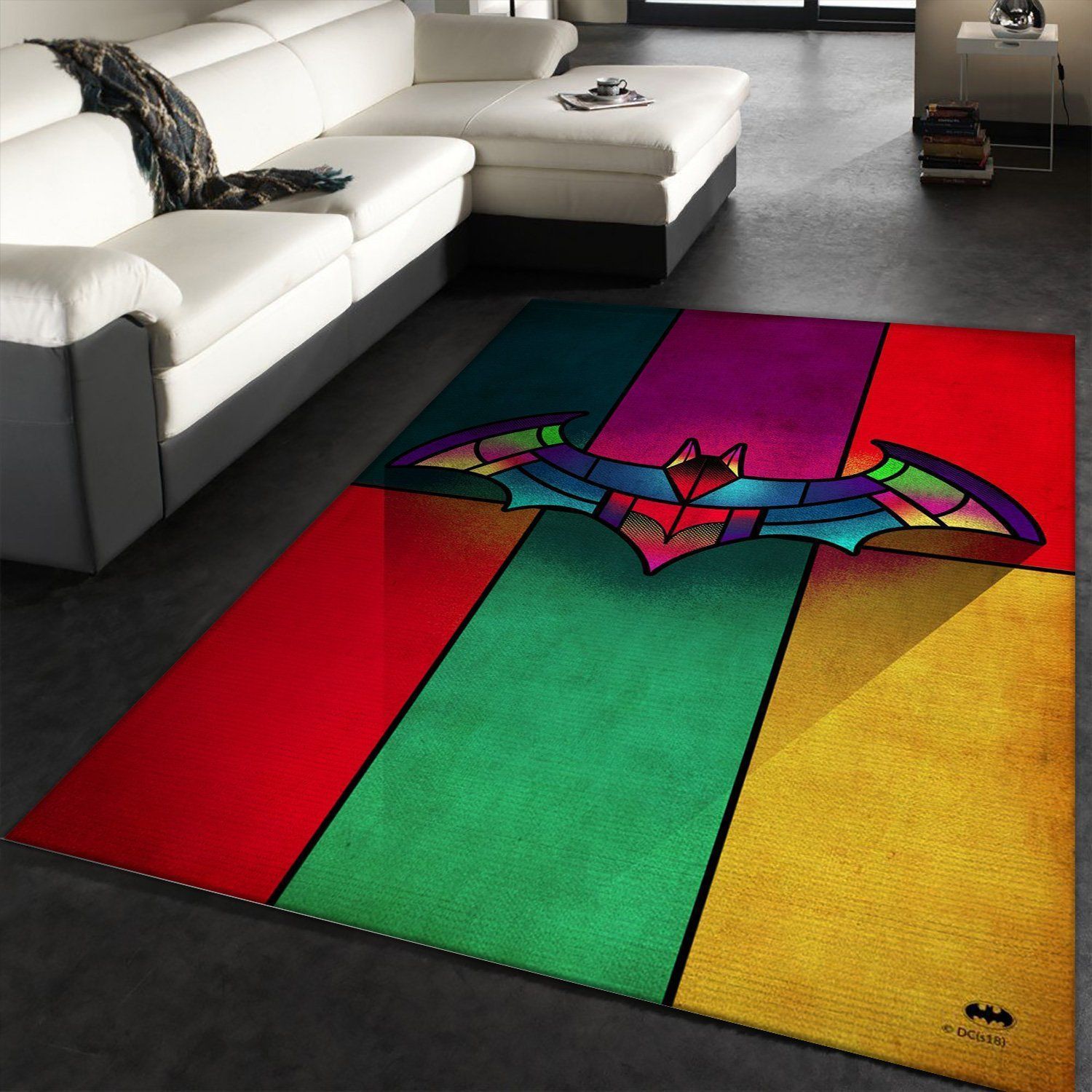 Stained Glass Area Rug, Living room and bedroom Rug, Family Gift US Decor - Indoor Outdoor Rugs