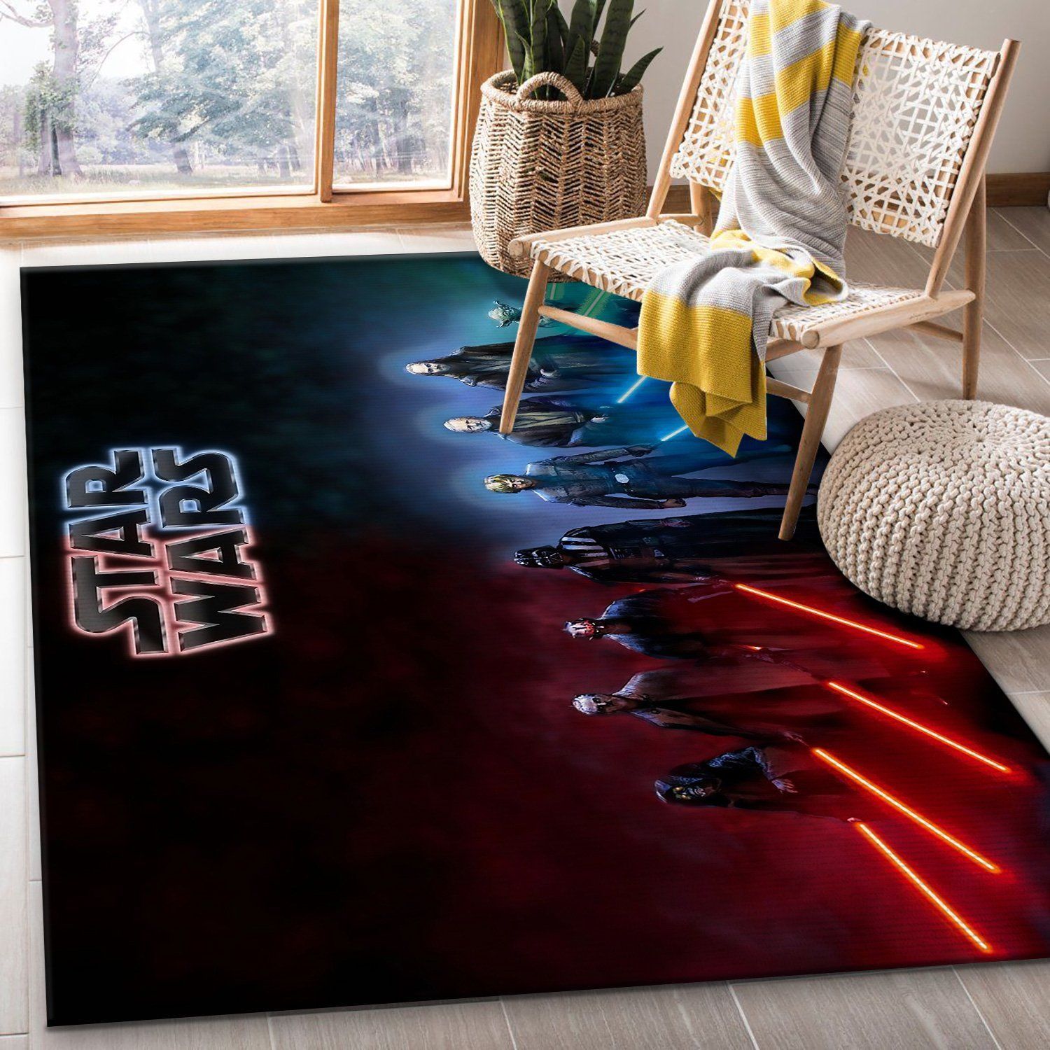 Star Wars Area Rugs Movies Fans Living Room Carpet SW71224 Local Brands Floor Decor The US Decor - Indoor Outdoor Rugs