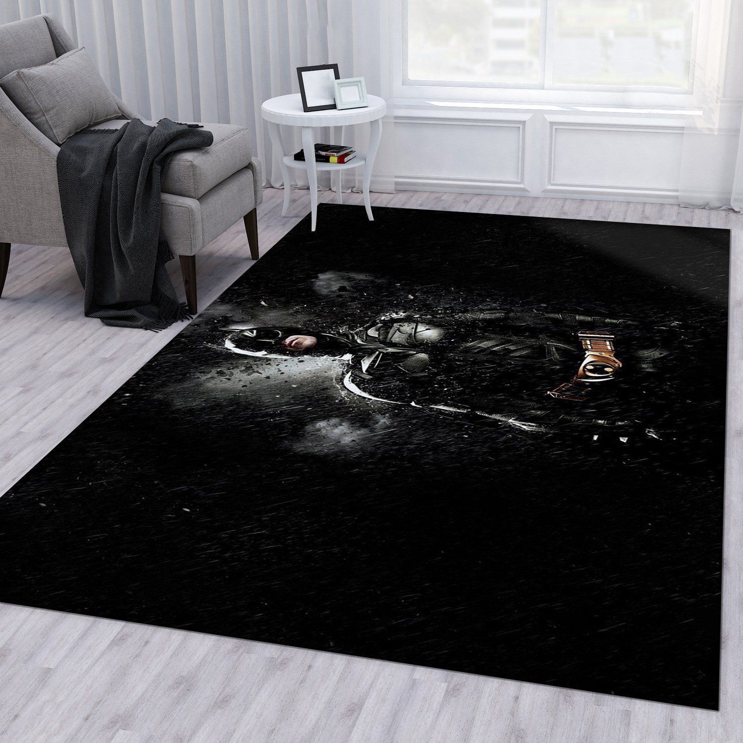 Batman Ver4 DC Comic Area Rug Bedroom Rug US Gift Decor - Indoor Outdoor Rugs