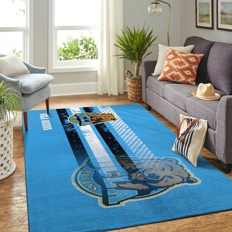 Ucla Bruins Ncaa Rug Room Carpet Sport Custom Area Floor Home Decor - Indoor Outdoor Rugs