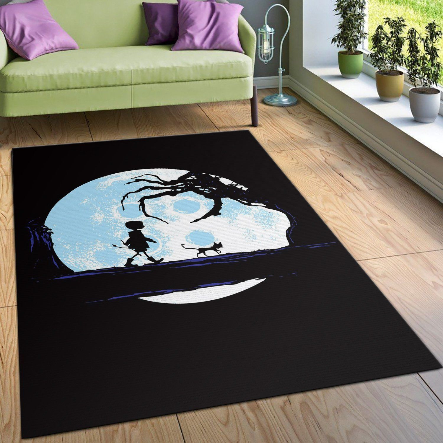 Perfect Moonwalk Area Rug, Bedroom, Home Decor Floor Decor - Indoor Outdoor Rugs