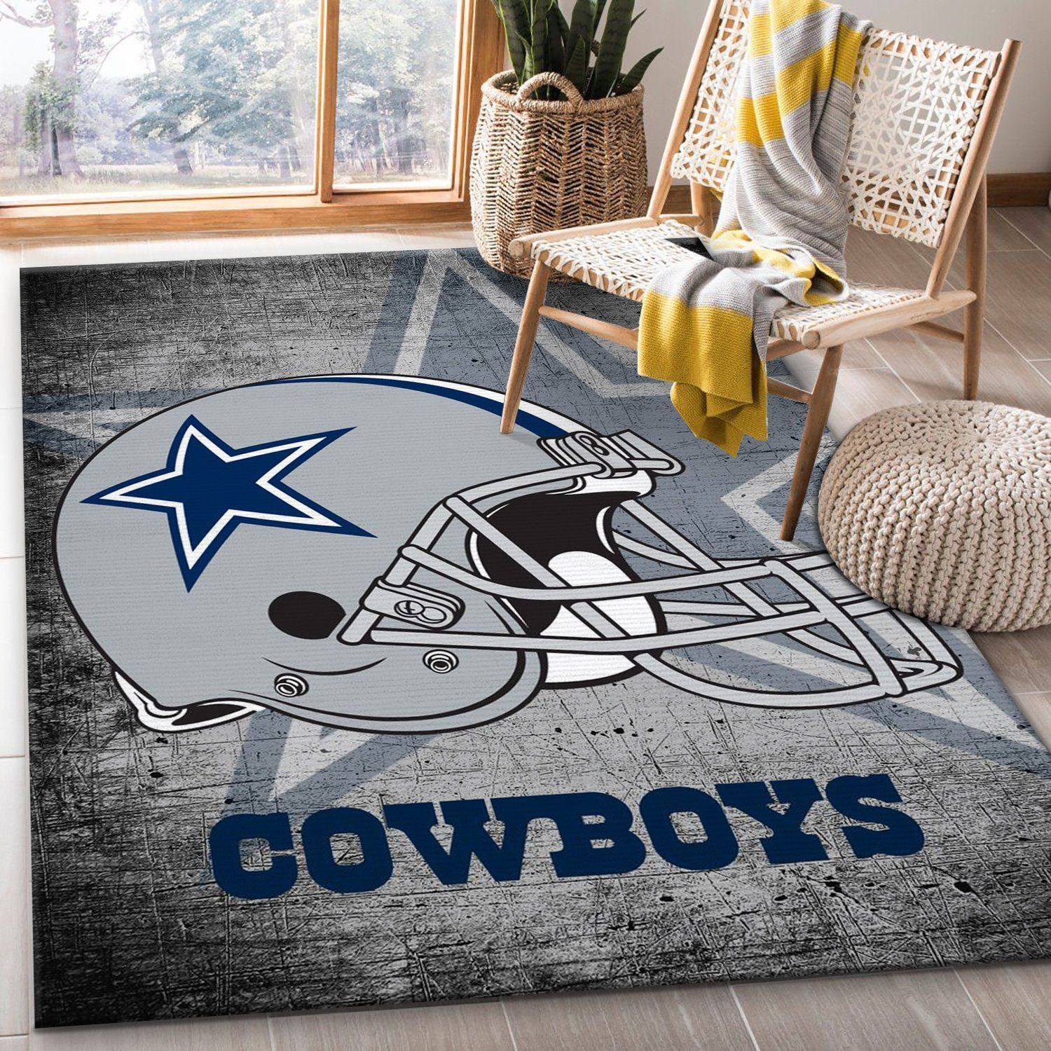 Dallas Cowboys Football Nfl Rug Bedroom Rug Christmas Gift US Decor - Indoor Outdoor Rugs