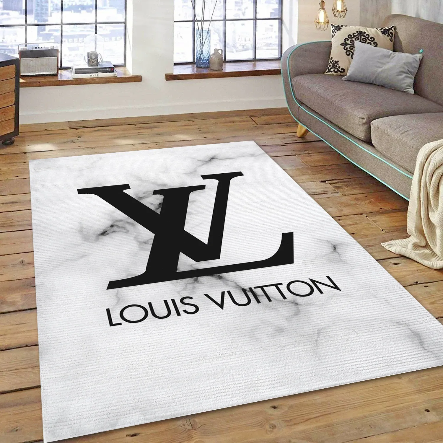 Louis Vuitton , Living Room Rug - Home Decor  Floor Decor - Indoor Outdoor Rugs