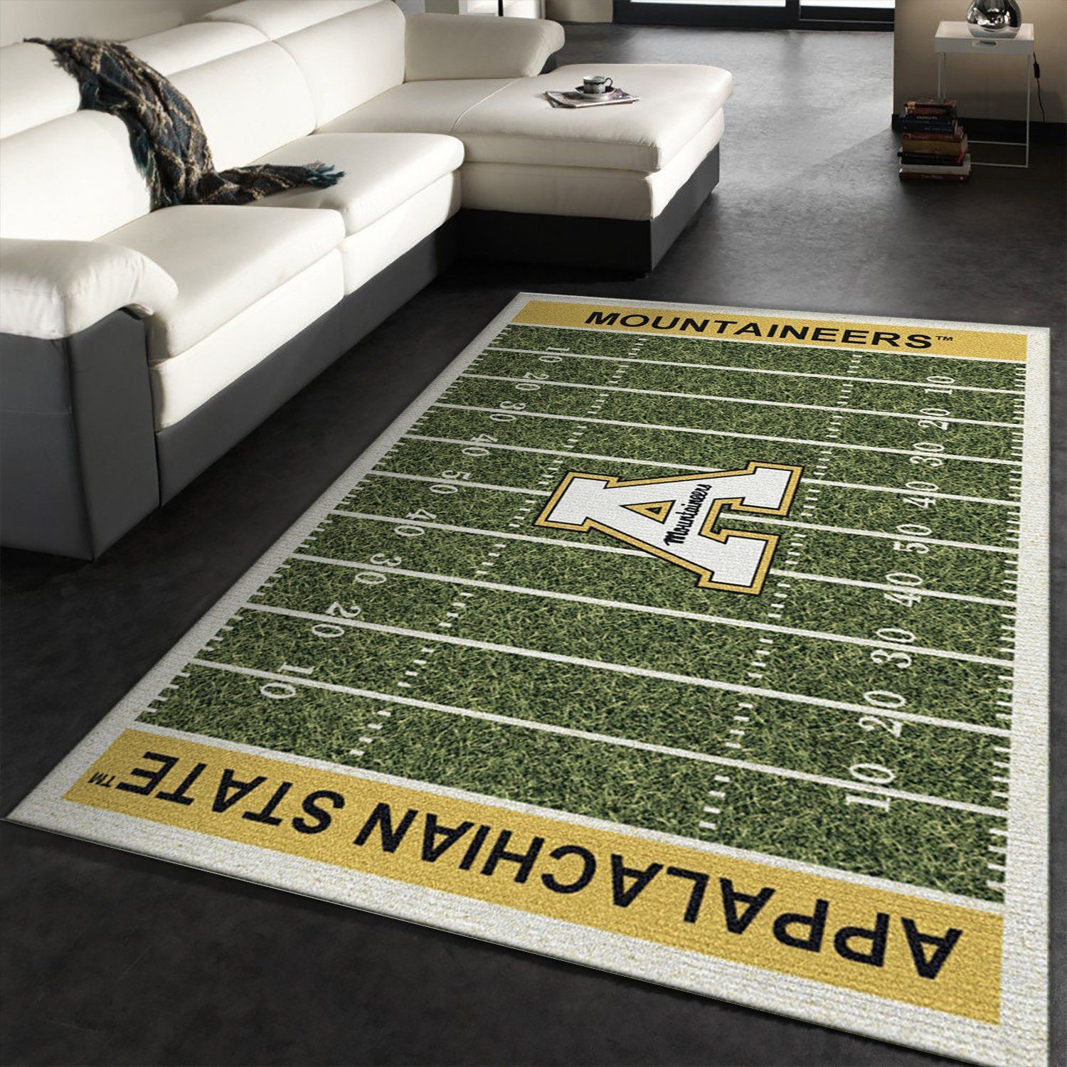 College Appalachian State NFL Team Logo Area Rug, Kitchen Rug, Christmas Gift US Decor - Indoor Outdoor Rugs