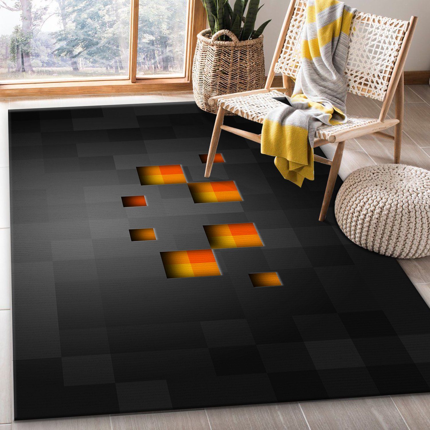 Minecraft Ver5 Area Rug For Christmas Bedroom Rug Home US Decor - Indoor Outdoor Rugs