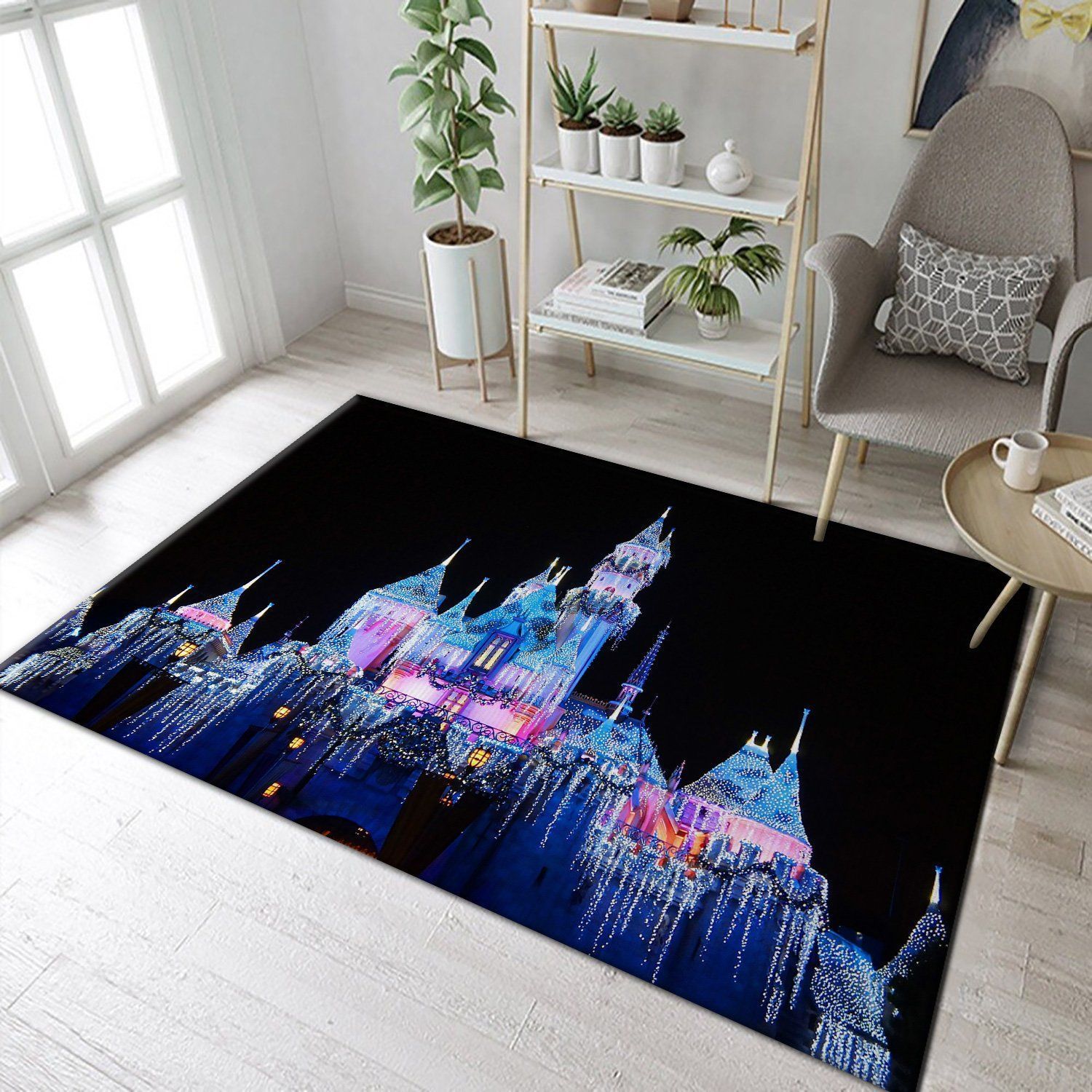 Disney Castle Area Rugs Living Room Carpet DC71208 Local Brands Floor Decor The US Decor - Indoor Outdoor Rugs