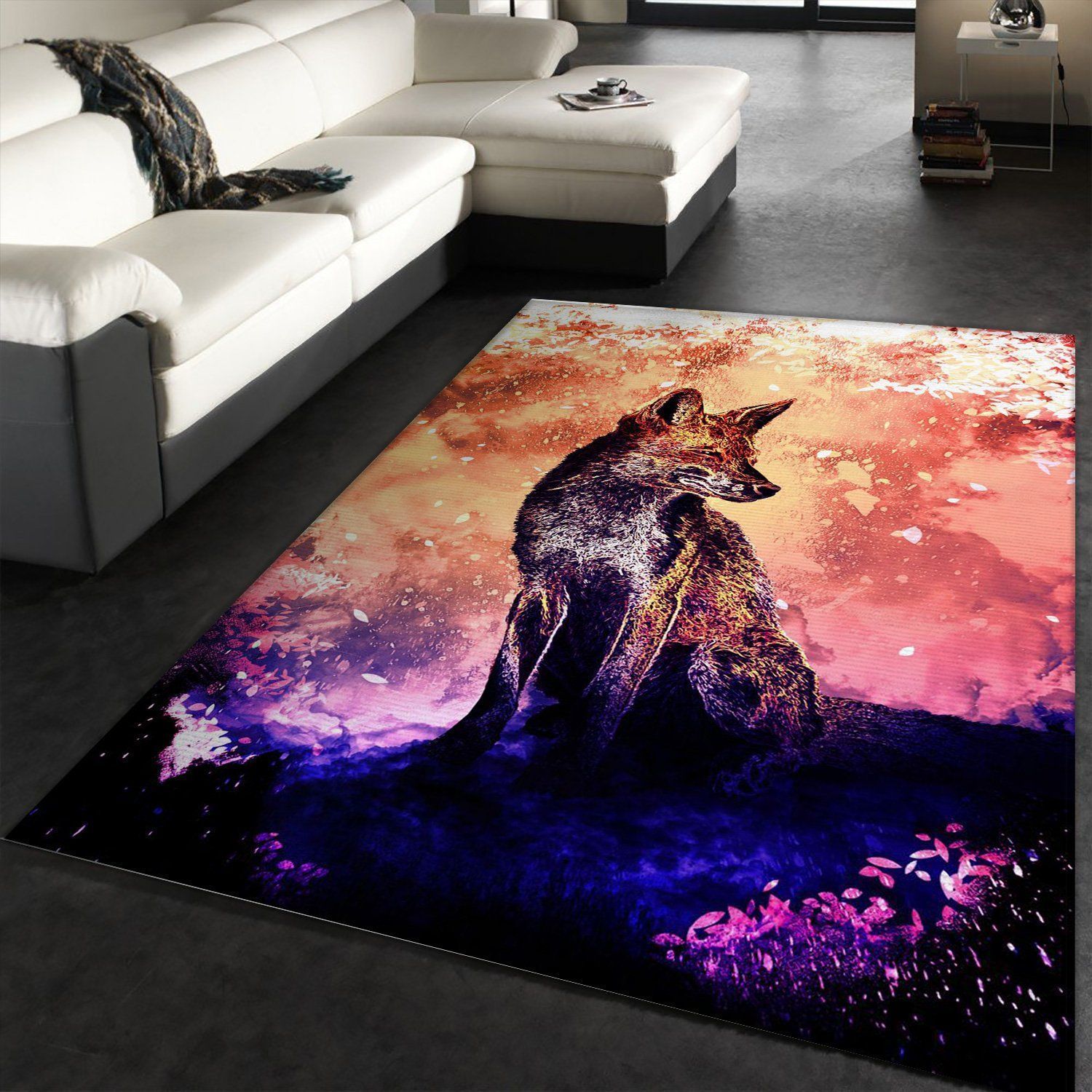 Fox Soul Anime Hero Area Rug, Gift for fans, Home US Decor - Indoor Outdoor Rugs