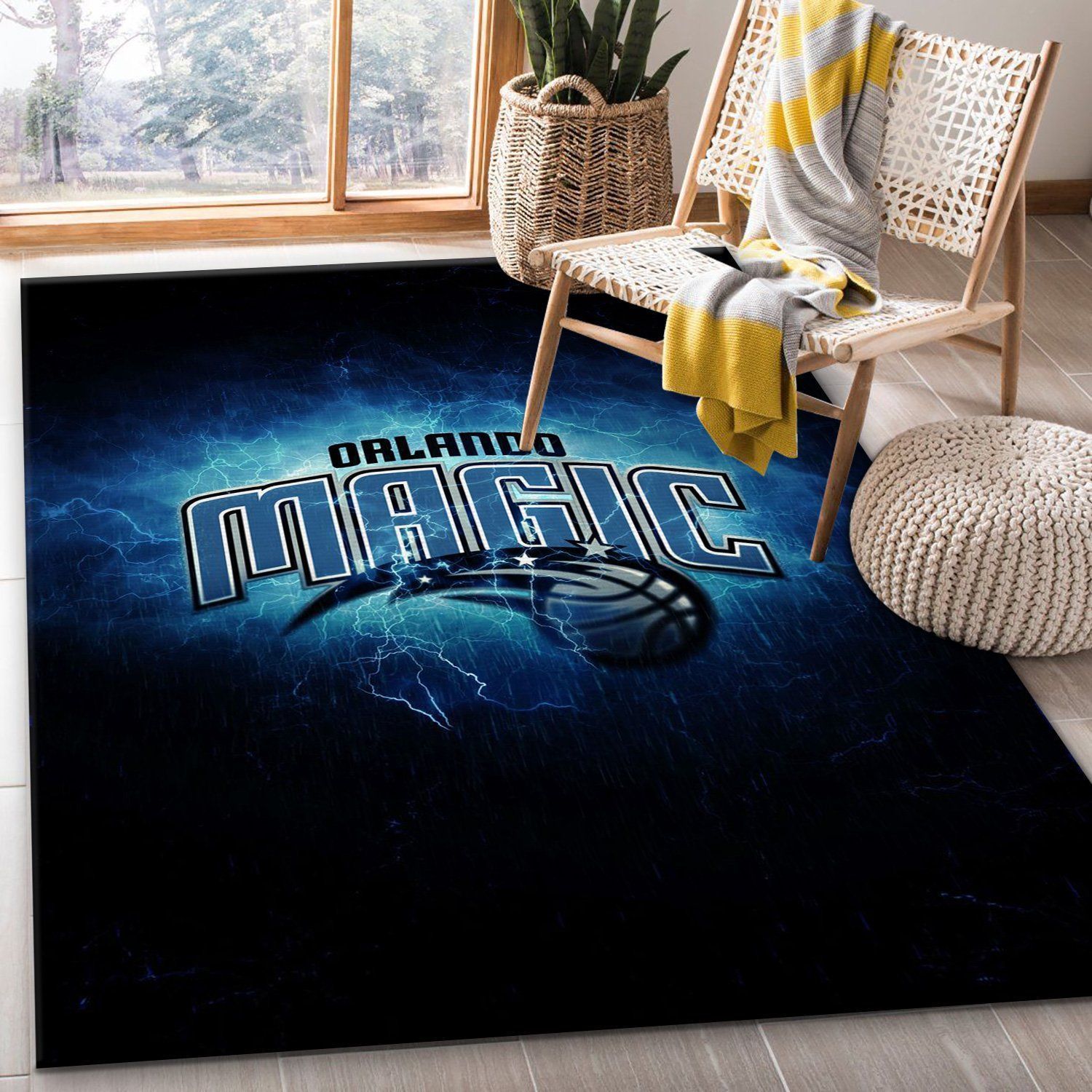 Orlando Magic NFL Rug Living Room Rug Home US Decor - Indoor Outdoor Rugs