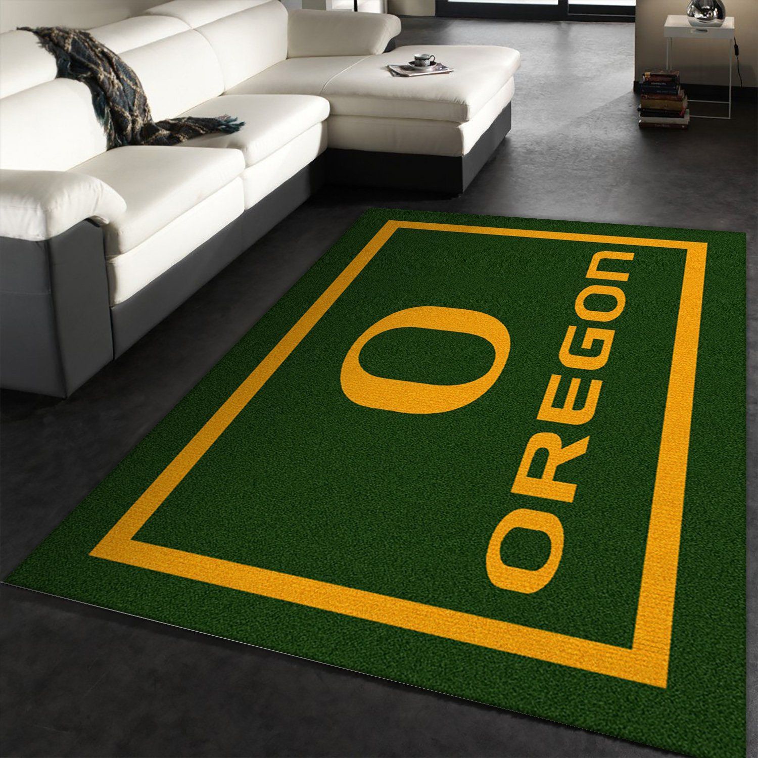 College Spirit Oregon Sport Area Rug For Christmas Team Logo Christmas Gift US Decor - Indoor Outdoor Rugs