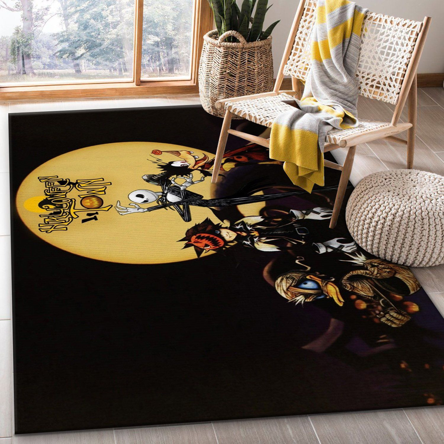 Nightmare Before Christmas Ver10 Area Rug For Christmas Living Room Rug US Gift Decor - Indoor Outdoor Rugs