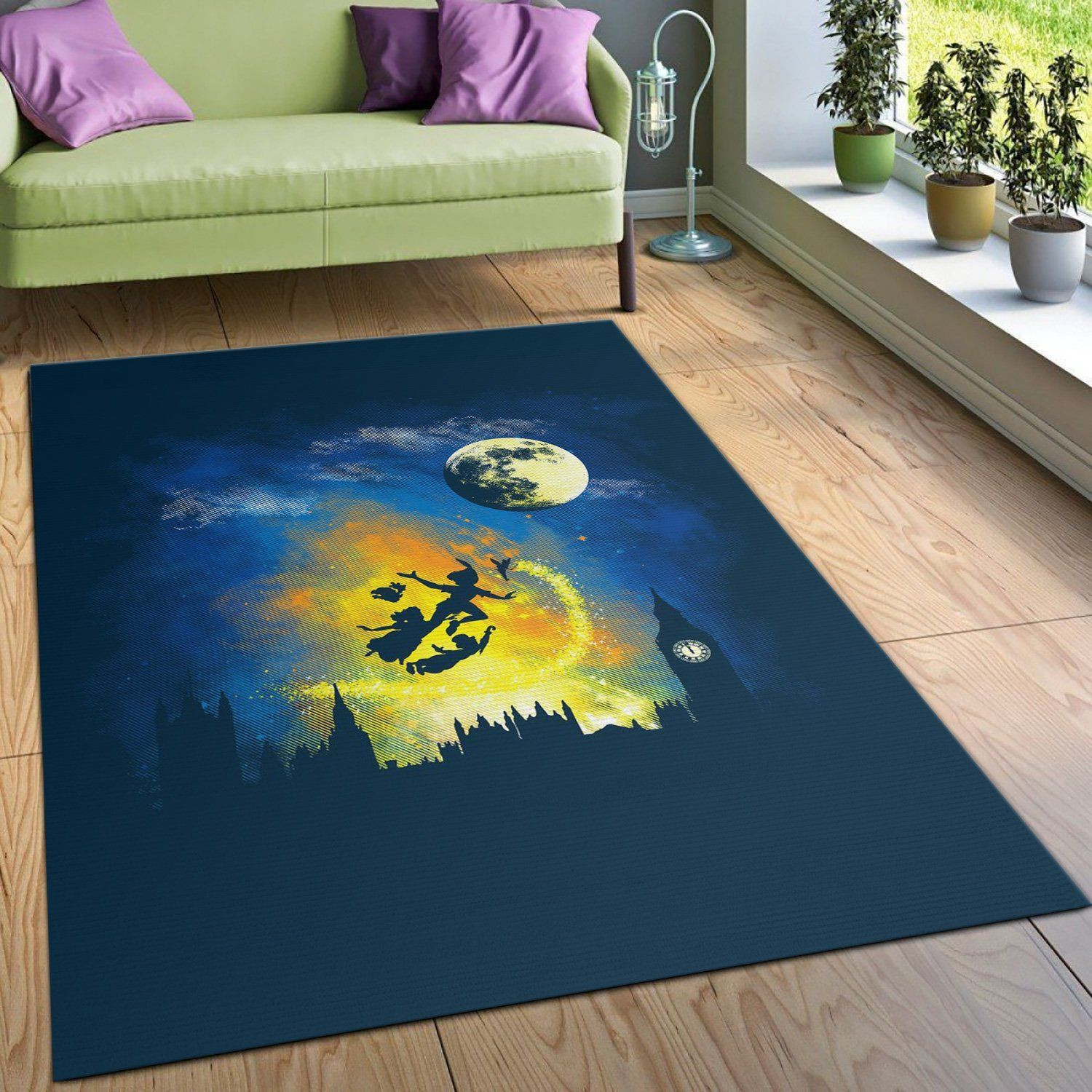 Magical Night Area Rug Carpet, Kitchen Rug, Home US Decor - Indoor Outdoor Rugs