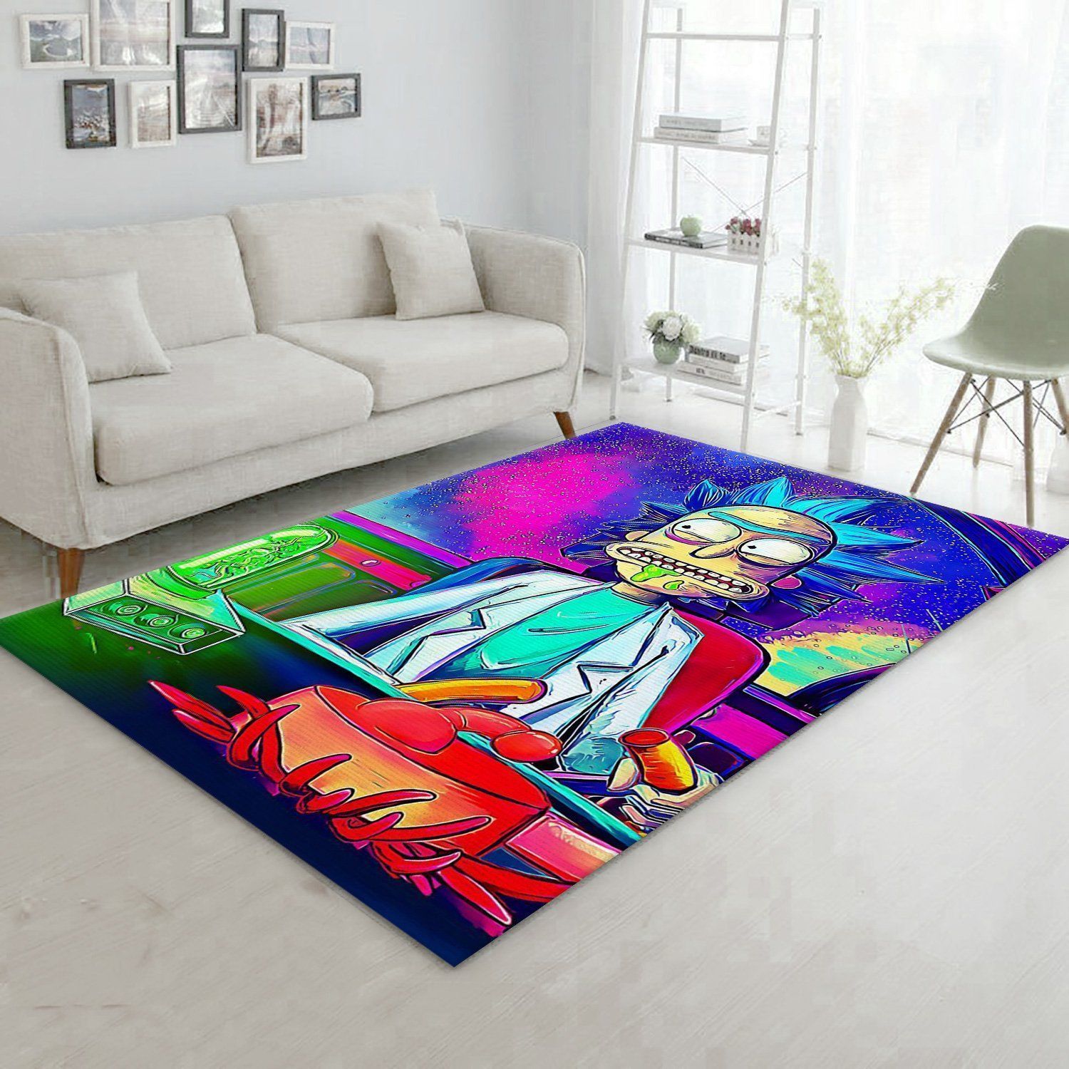 Rick And Morty Noel Gift Rug Bedroom Rug Home Decor Floor Decor - Indoor Outdoor Rugs