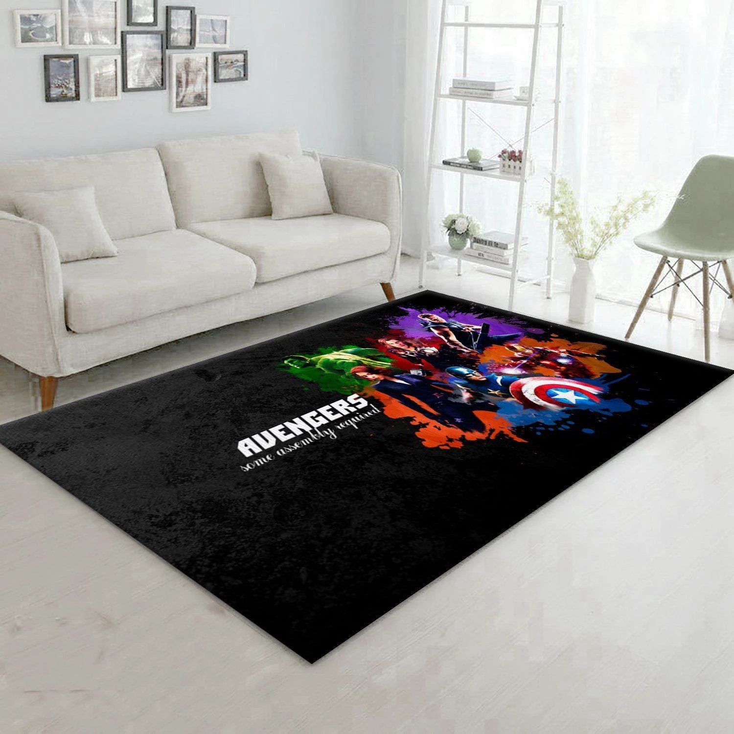 Avenger Ver8 Movie Area Rug Living Room Rug Home US Decor - Indoor Outdoor Rugs